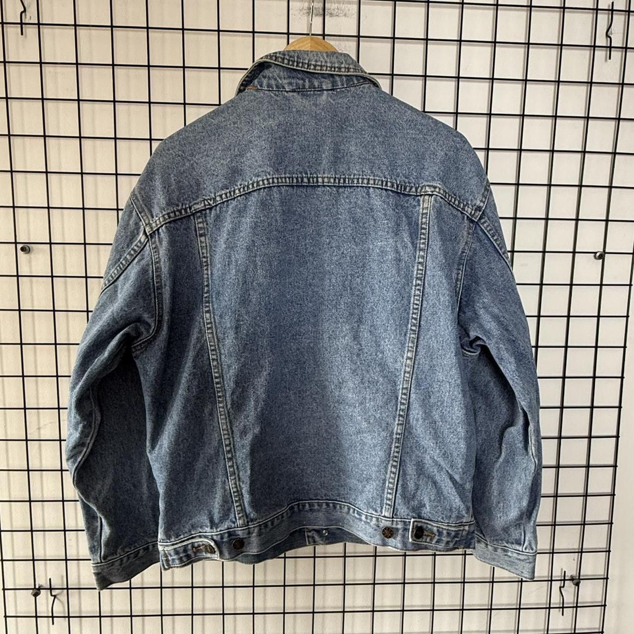 Vintage Vintage 90s Denim Trucker Jacket Blue Retro Size US L / EU 52-54 / 3 - 2 Thumbnail