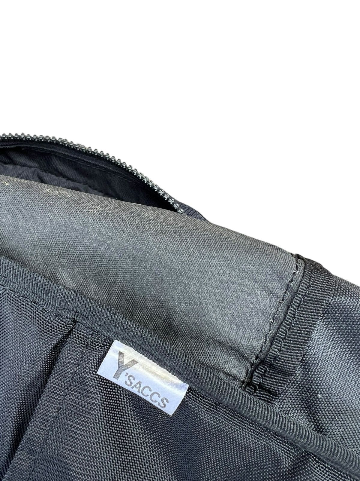 Yohji Yamamoto Vintage Yohji Yamamoto Y’saccs Black Ballistic Backpack Size ONE SIZE - 22 Thumbnail