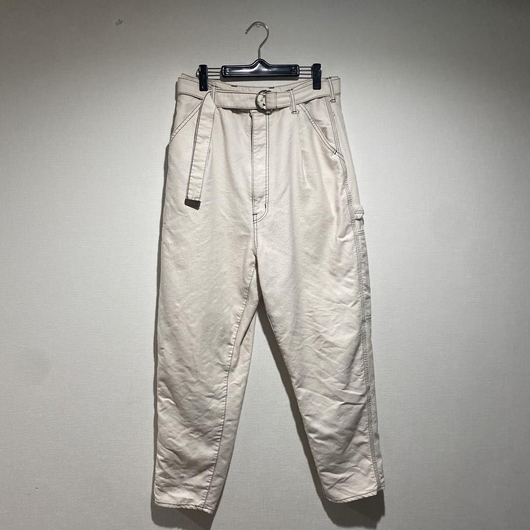 Doublet DOUBLET Wide Painter Pants White Wool / Polyester M | Grailed