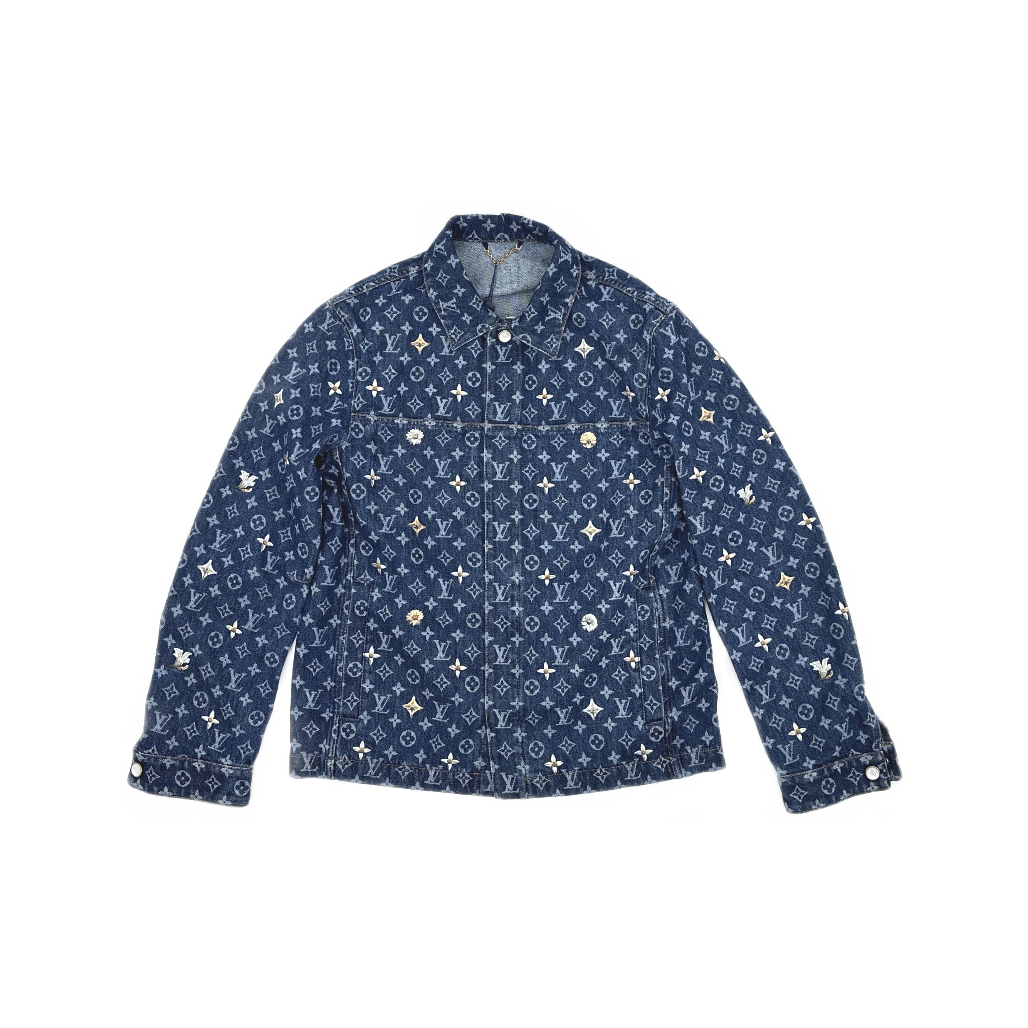 Louis Vuitton Louis Vuitton Monogram Embroidered Denim Jacket 46 Size US S / EU 44-46 / 1 - 1 Thumbnail