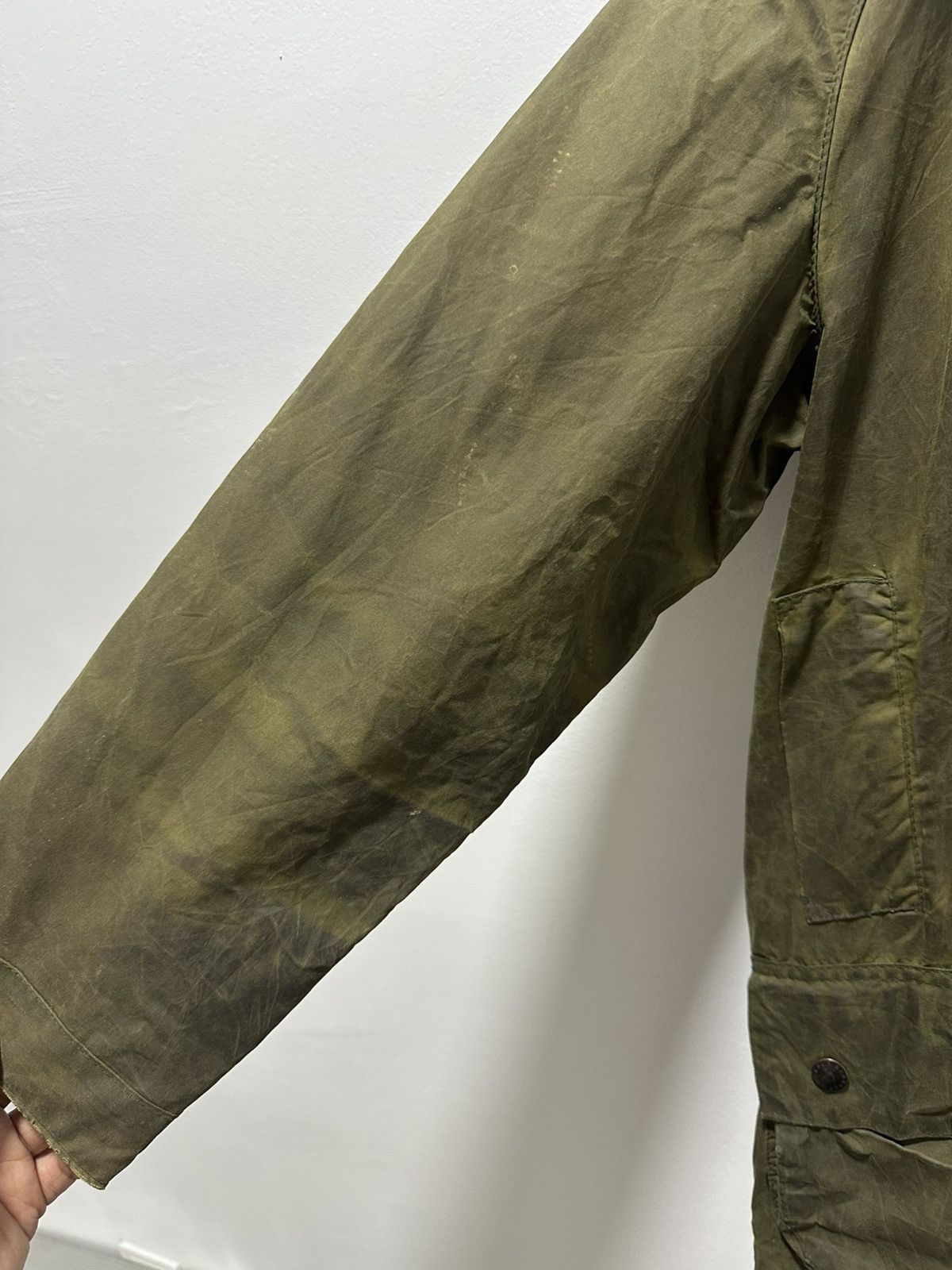 Barbour Barbour Beufort Waxed Cotton hunting Jacket distressted Size US M / EU 48-50 / 2 - 6 Thumbnail
