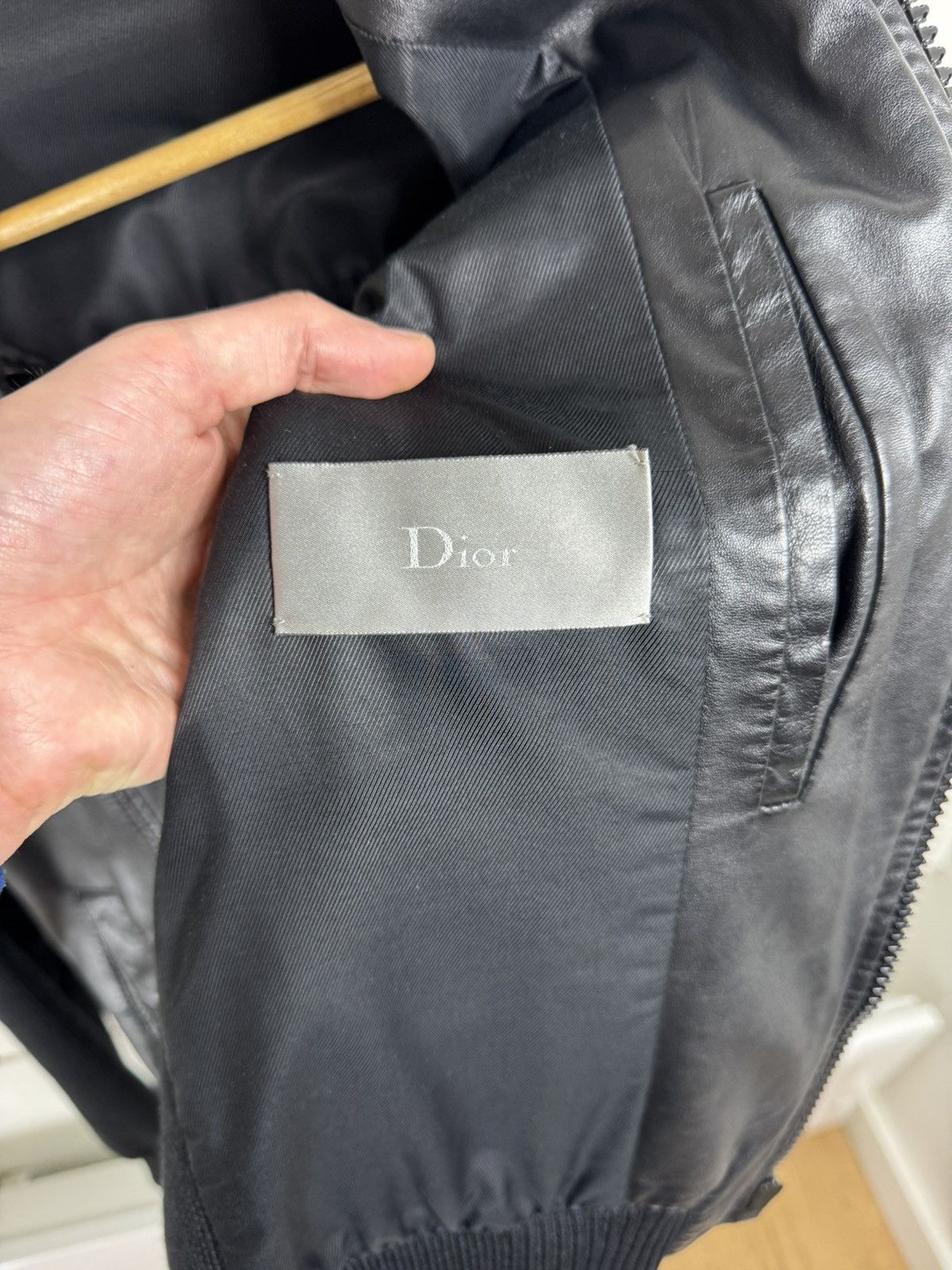 Dior × Hedi Slimane Dior Hedi Slimane FW05 Wool Leather Jacket Size US M / EU 48-50 / 2 - 8 Thumbnail