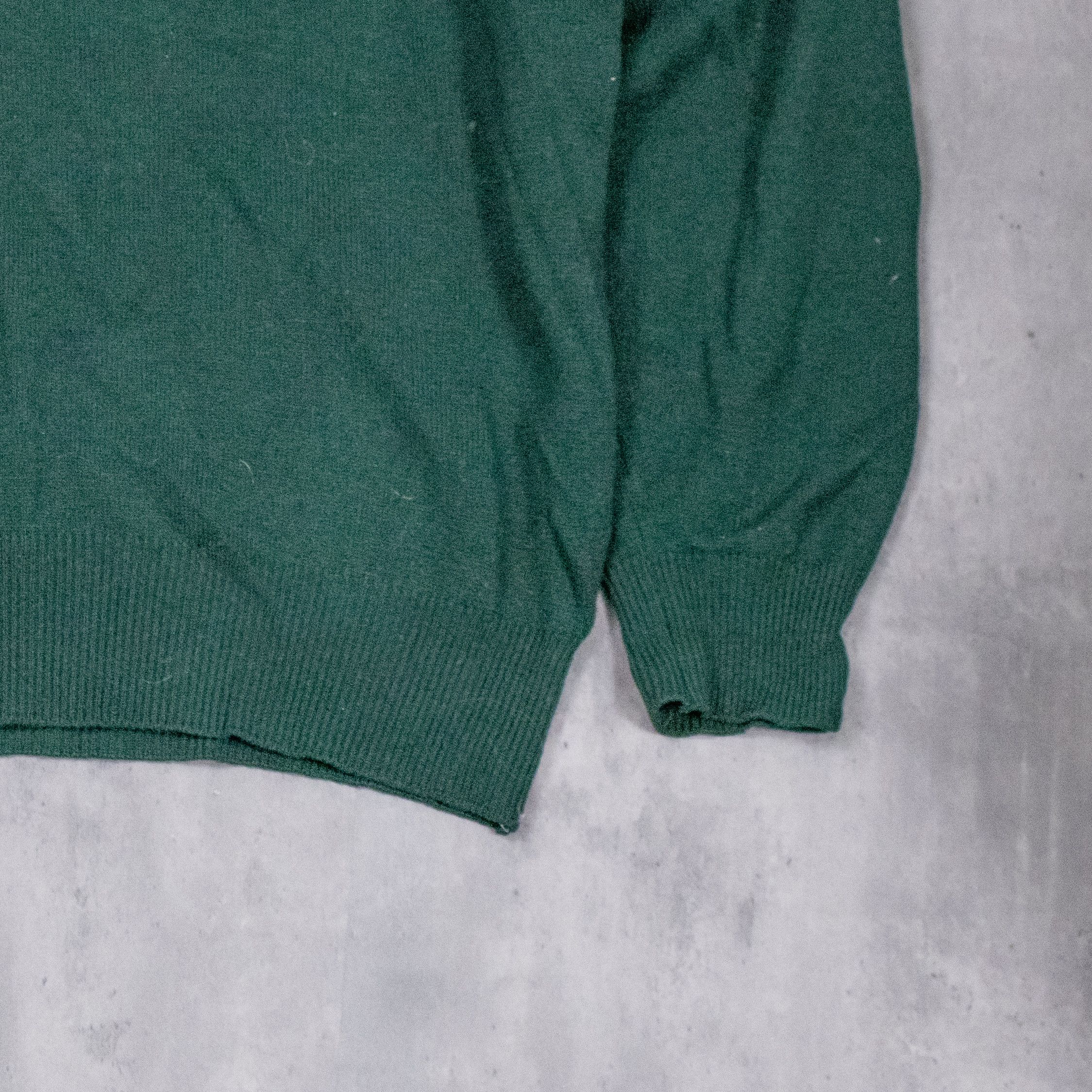 Lil Yachty Vintage 1990s Larry Golf Club V Neck Knitted Sweater Size US XL / EU 56 / 4 - 4 Thumbnail