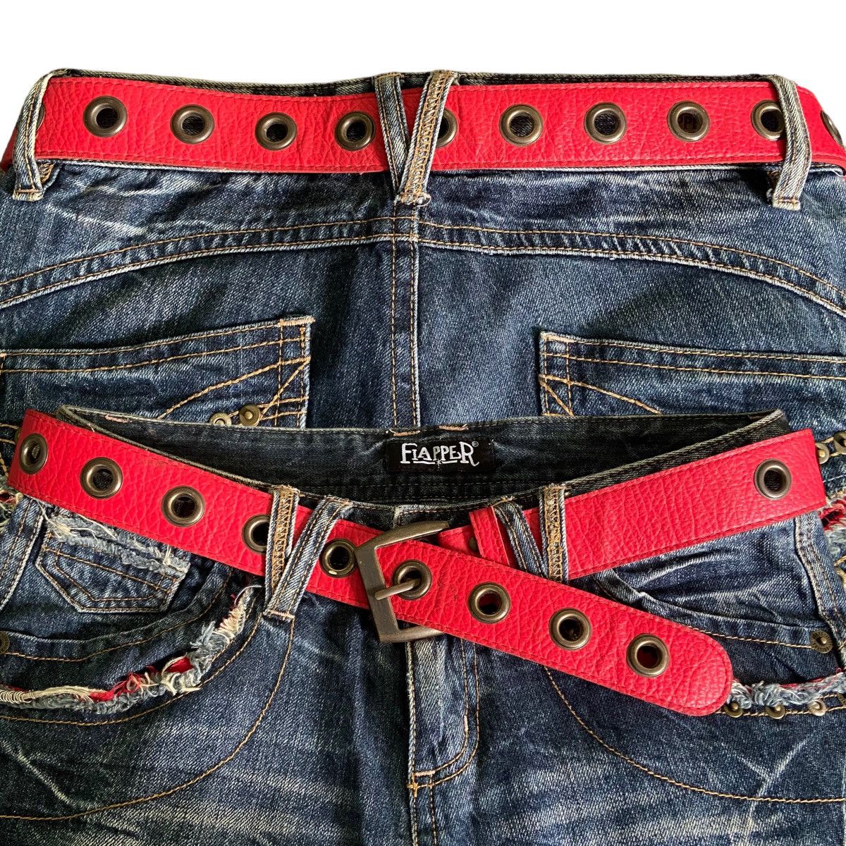 Japanese Brand Japanese Y2K Ringer Belt Size 30 - 1 Thumbnail