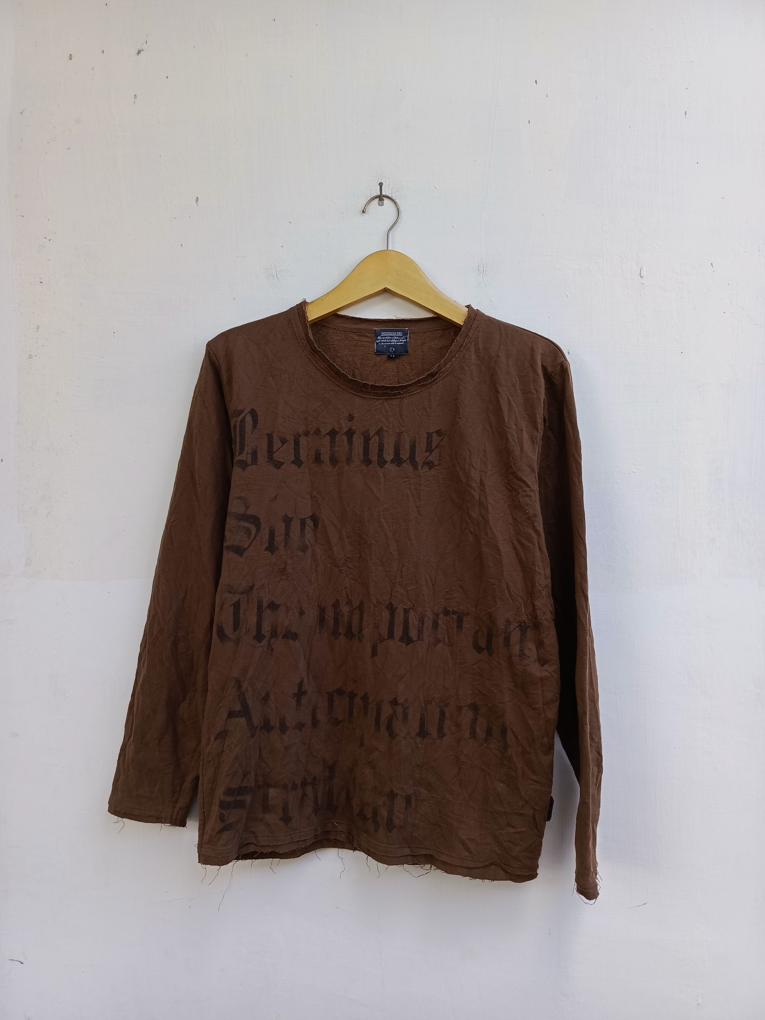 BERNINGS SHO Bernings Sho Archive Grunge Longsleeve Size US M / EU 48-50 / 2 - 1 Thumbnail