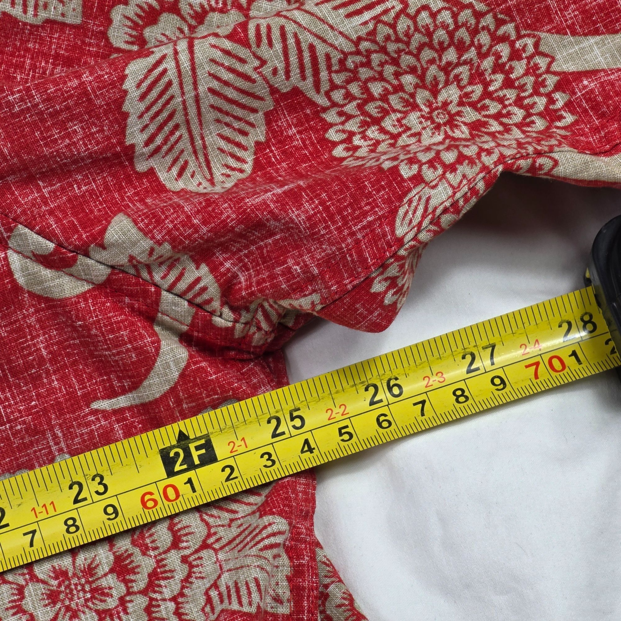 Reyn Spooner Reyn Spooner Kloth Mens Size XL Red Floral Button Front Shir Size US XL / EU 56 / 4 - 7 Thumbnail