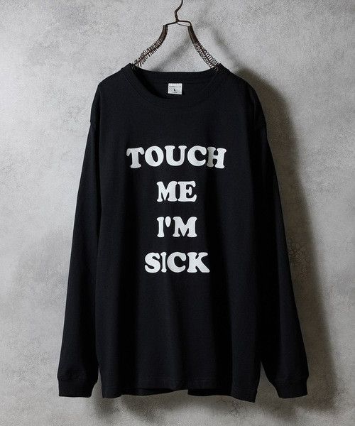 number nine TOUCH ME I'M SICK L/S T-SHIRT