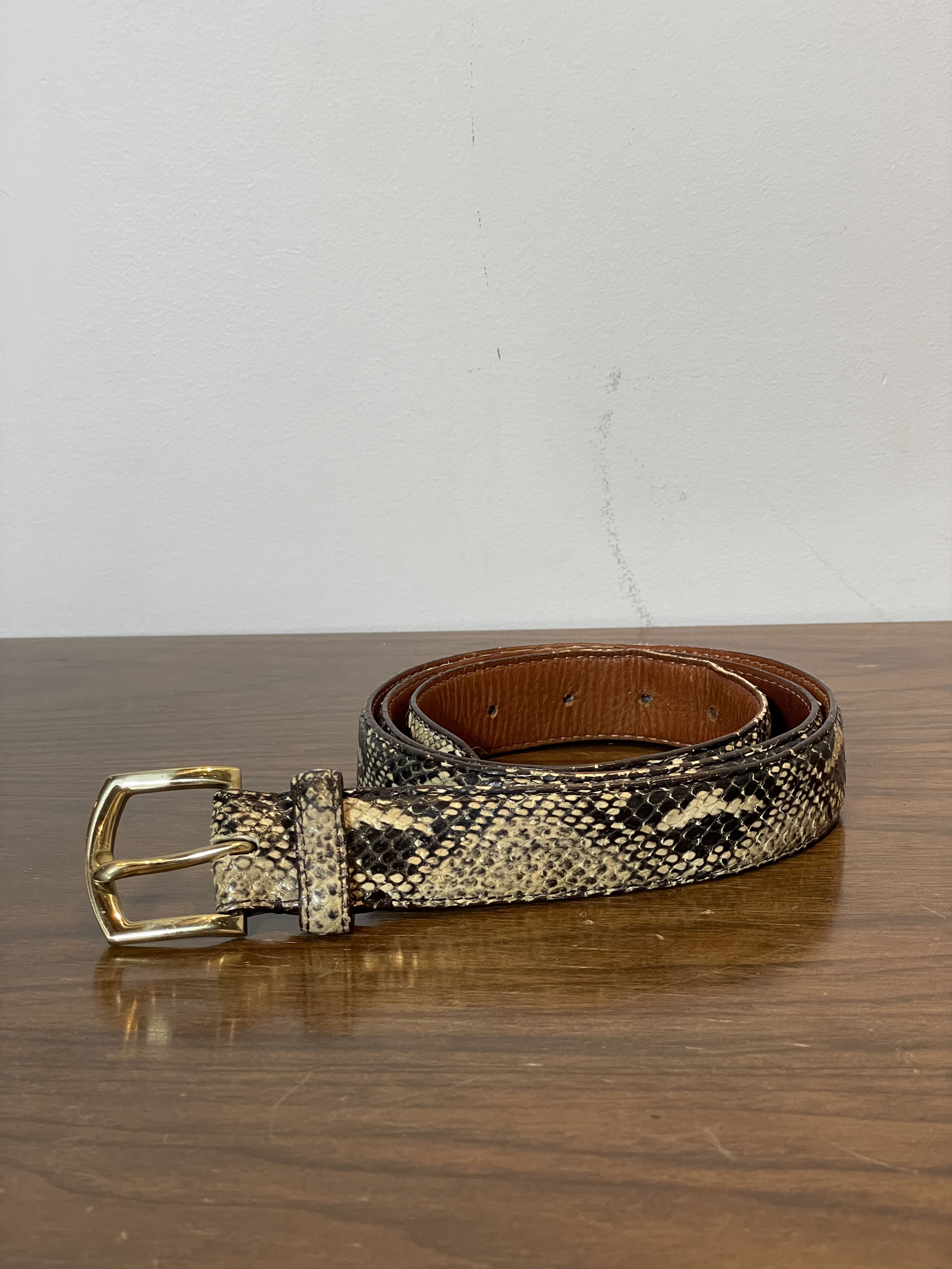 Supreme Repeat Leather Belt (SS23) Red