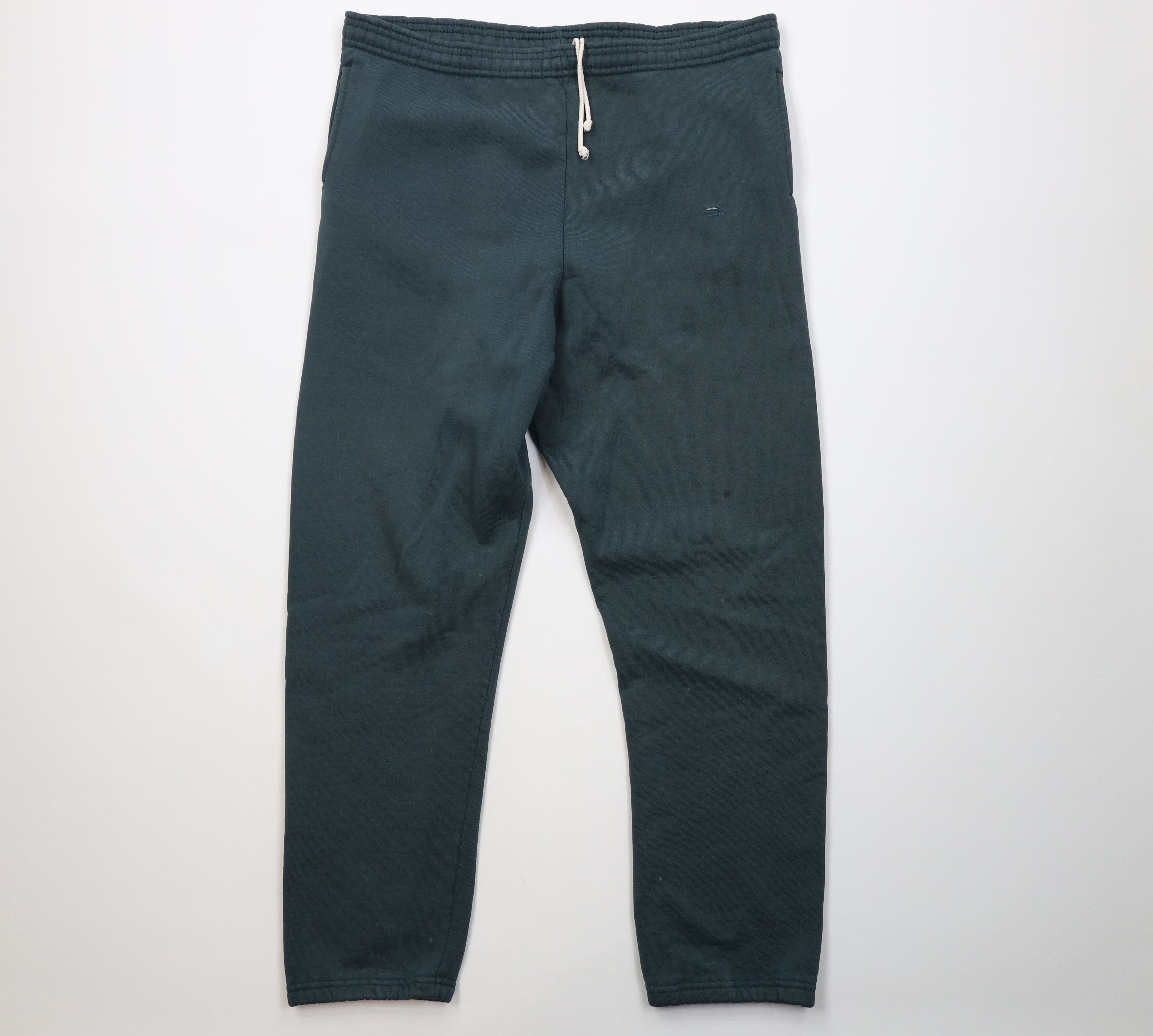 Russell Athletic Vintage 90s Russell Athletic Blank Sweatpants Green USA Size US 34 / EU 50 - 1 Thumbnail