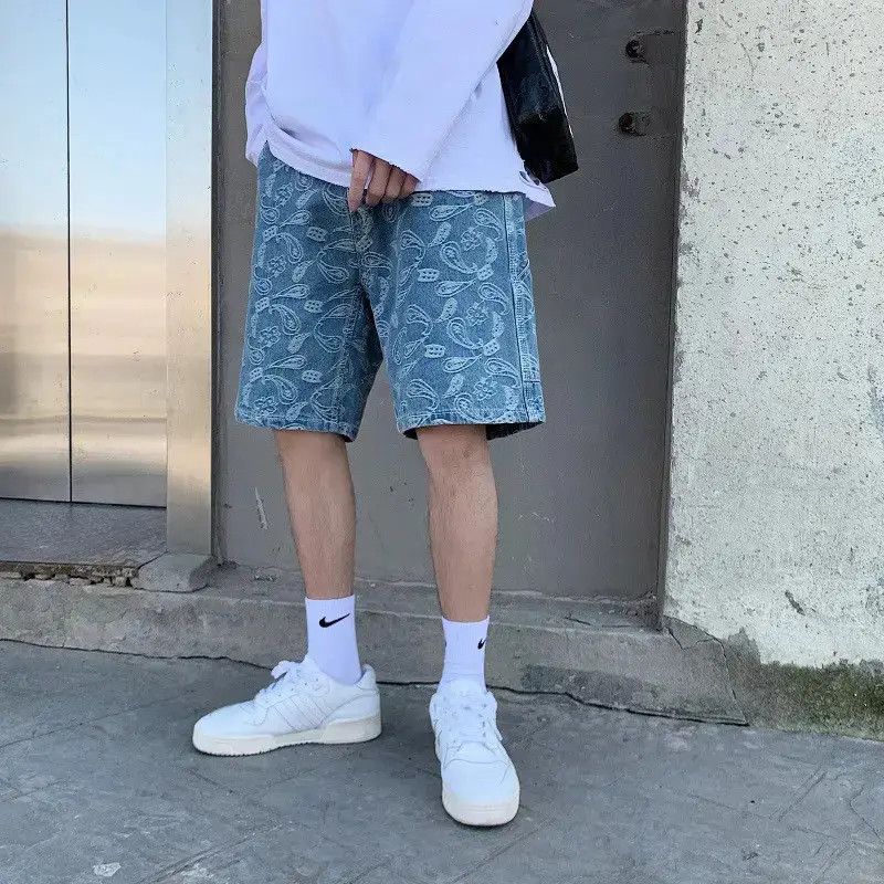 Japanese Brand Loose hip-hop high street denim shorts Size US 32 / EU 48 - 1 Thumbnail