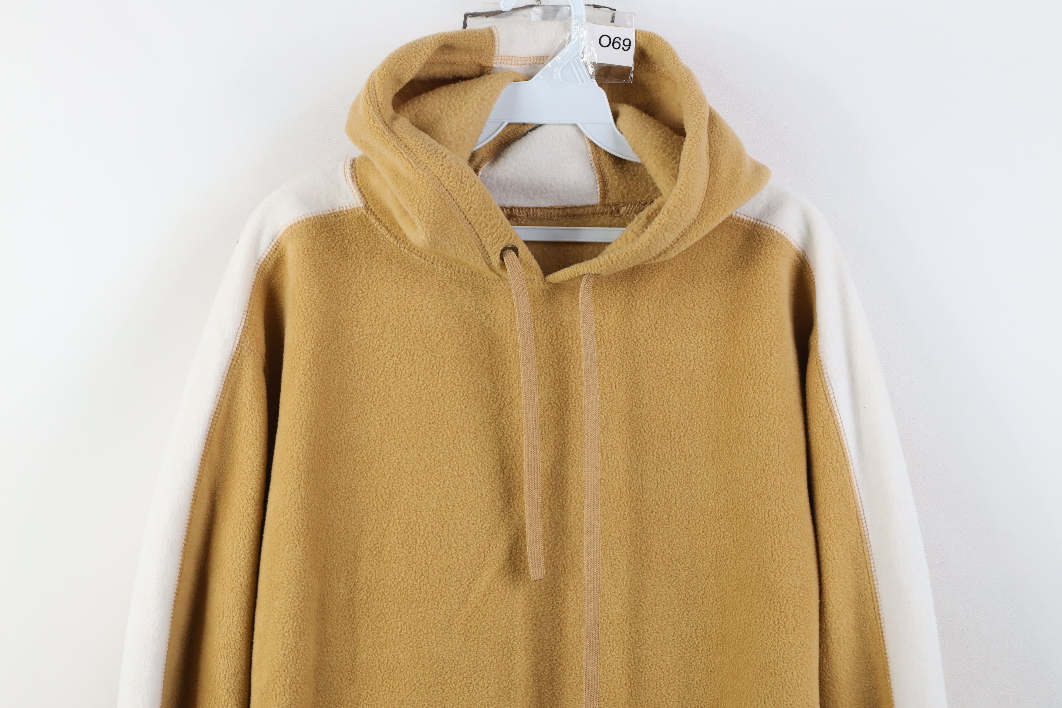 Vintage Vintage 90s Y2K Streetwear Block Fleece Hoodie Sweatshirt Size US M / EU 48-50 / 2 - 2 Thumbnail
