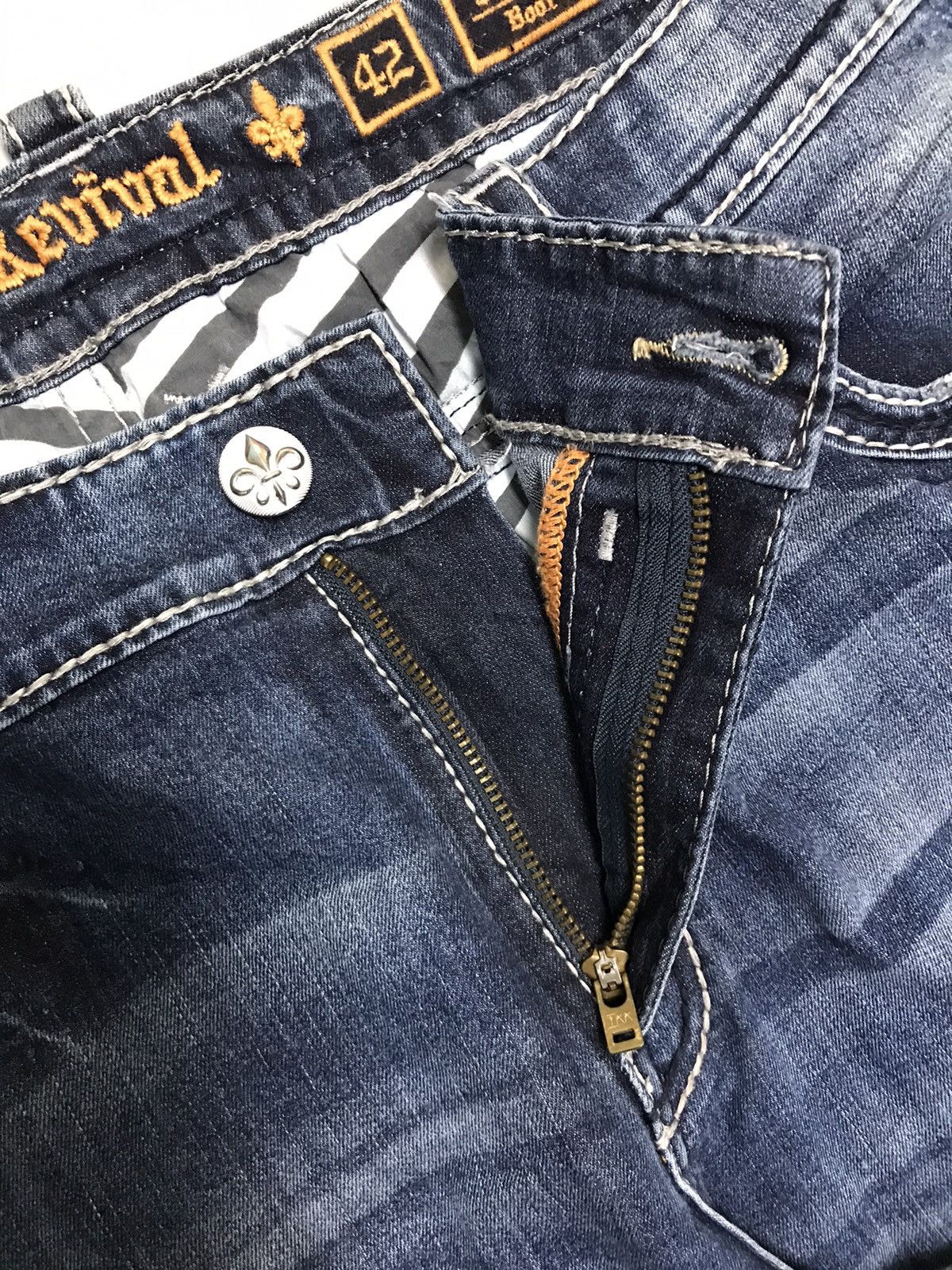 Rock Revival Vintage rock revival embroidered denim Size US 44 / EU 60 - 5 Thumbnail
