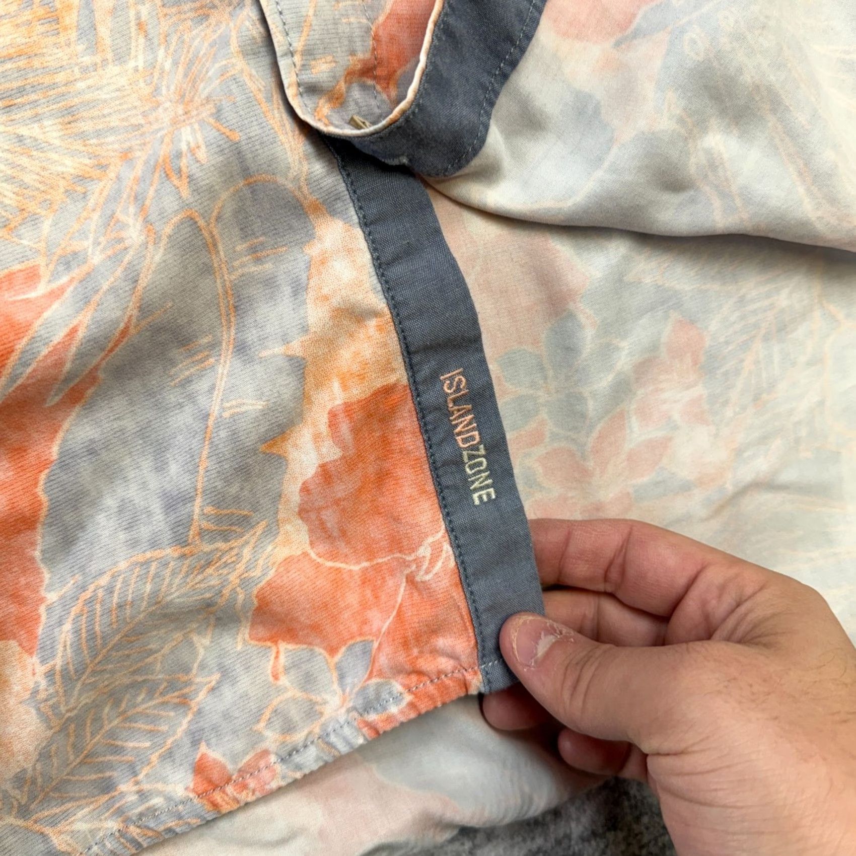 Tommy Bahama Tommy Bahama Shirt Men 2XL Blue Orange Hawaiian Coconut Point Resort Floral Short Sleeve Button-Up Collared Beach Tropical Size US XXL / EU 58 / 5 - 5 Thumbnail