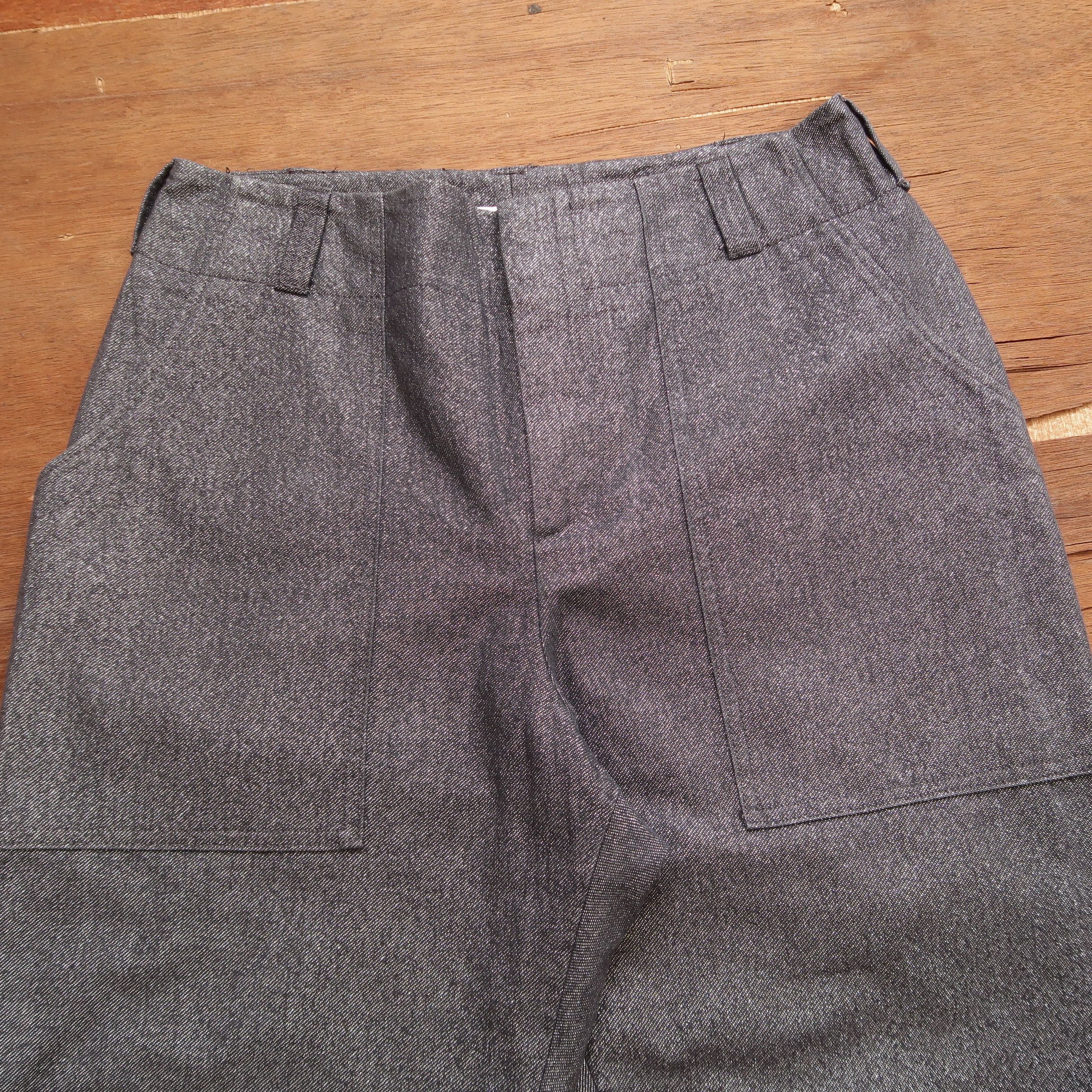 Brunello Cucinelli BRUNELLO CUCINELLI HEATHERED WOOL PANTS FATIGUE OLD MONEY Size US 30 / EU 46 - 3 Thumbnail