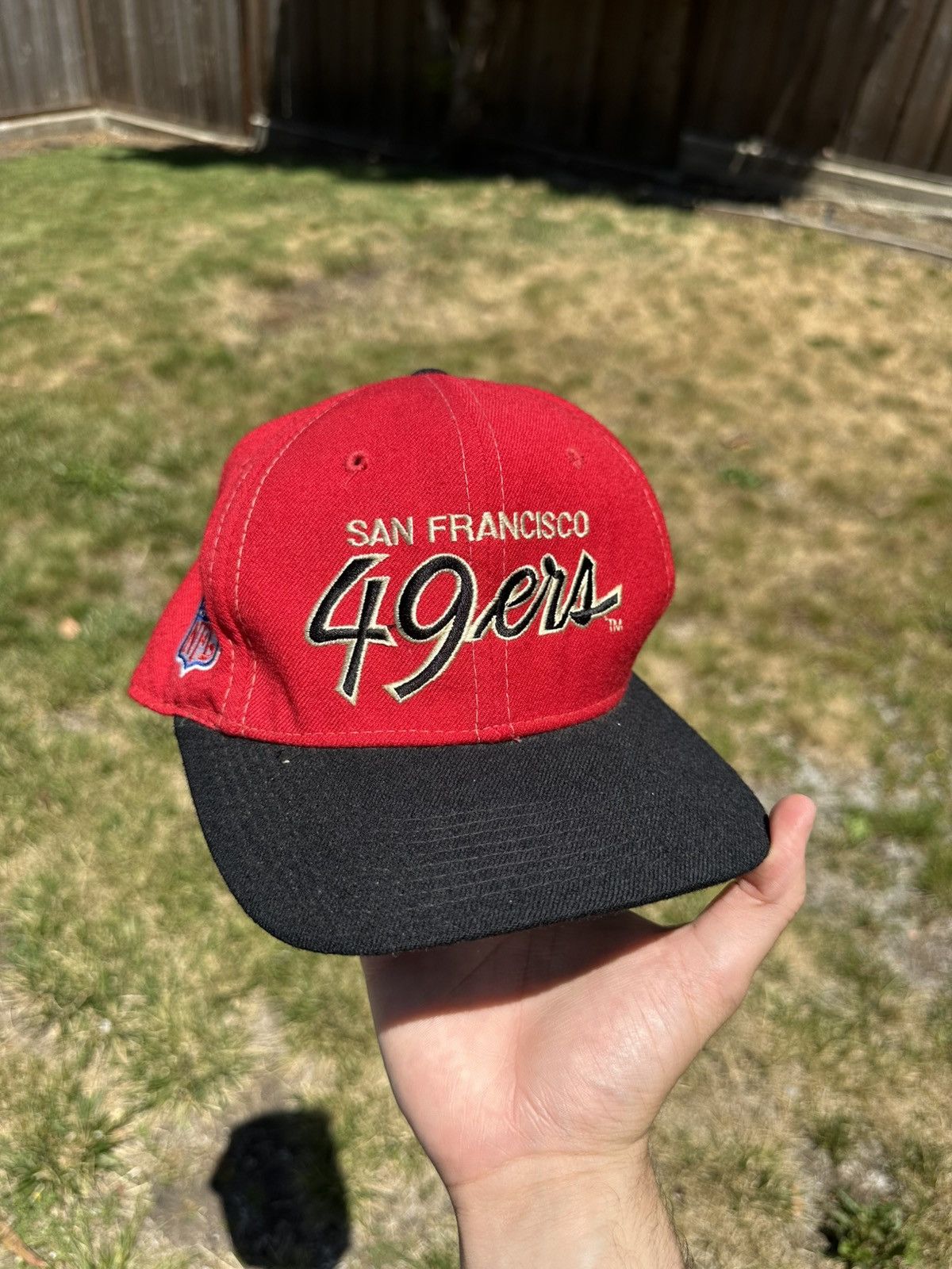 Sports Specialties × Vintage Vintage San Francisco 49ers Sport Specialties Script Hat Size ONE SIZE - 1 Thumbnail