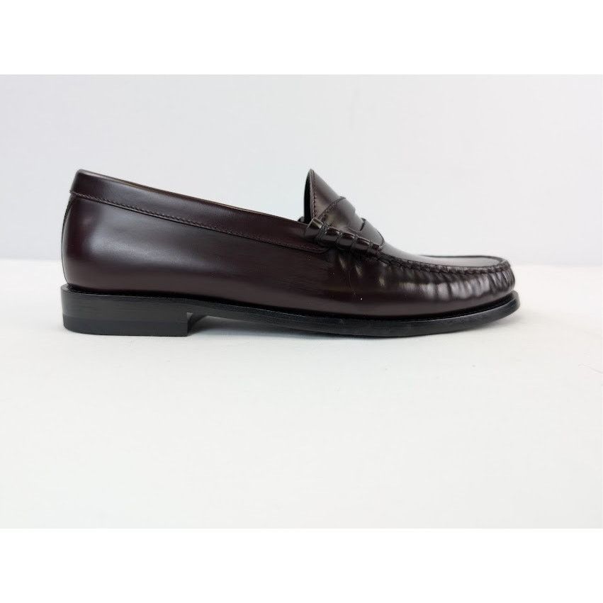 Celine o1rshd1 Luco Polished Calfskin Loafer Boots in Burgundy 40 Size US 7 / EU 40 - 4 Thumbnail