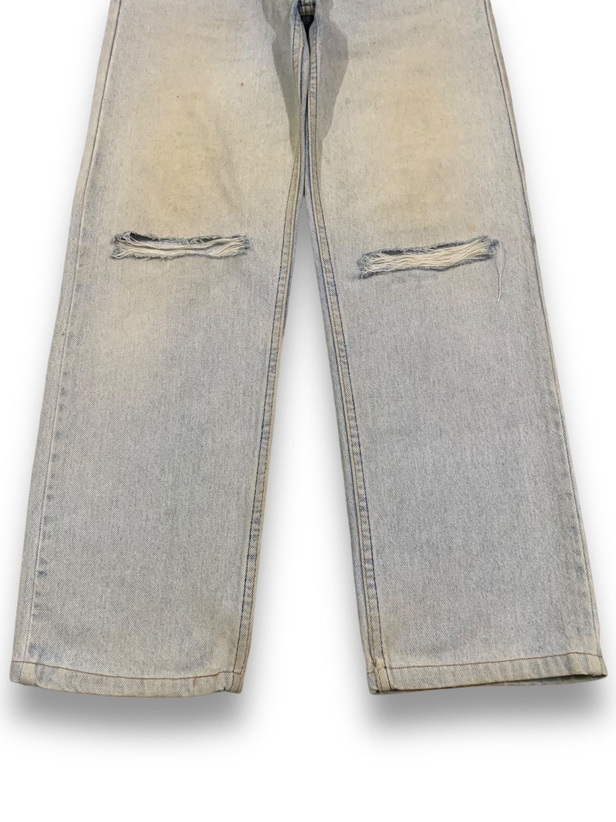 Levi's Vintage 80s Levis 510 Rusty Mud Wash Distressed Grunge Jeans Size US 32 / EU 48 - 7 Thumbnail