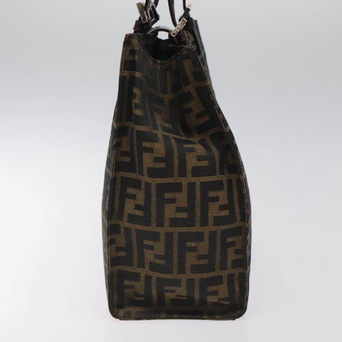 Fendi FENDI Zucca Canvas Mamma Baguette Tote Bag Black Brown Size ONE SIZE - 4 Thumbnail