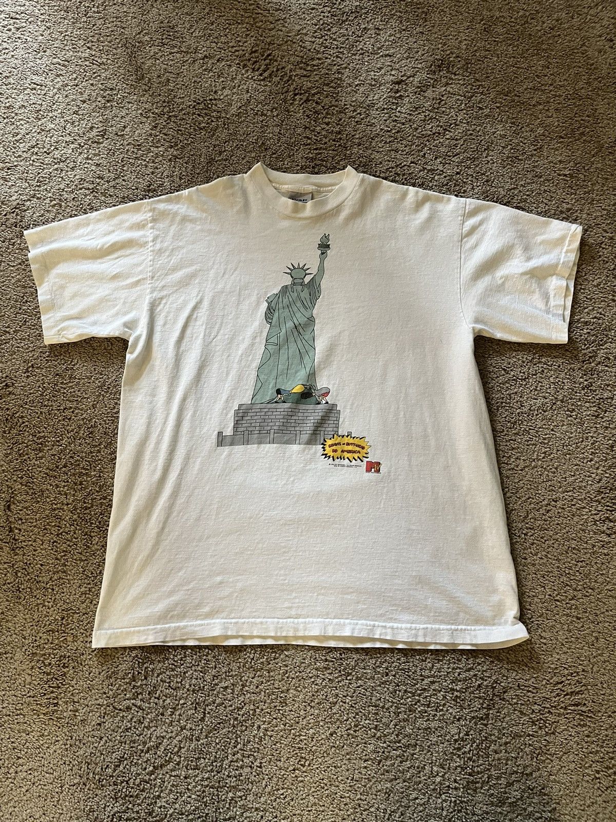 Vintage Vintage 1996 Beavis And Butthead Tee Size US XL / EU 56 / 4 - 1 Thumbnail