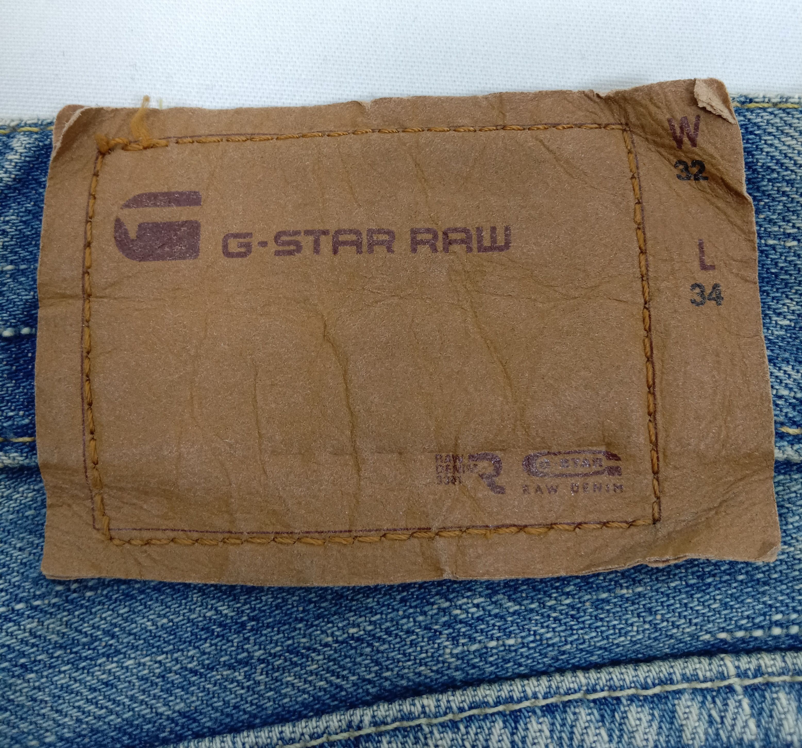 G-Star Vintage G Star Raw Faded Blue Flare Jeans Bell Bottom Denim Size US 32 / EU 48 - 12 Thumbnail