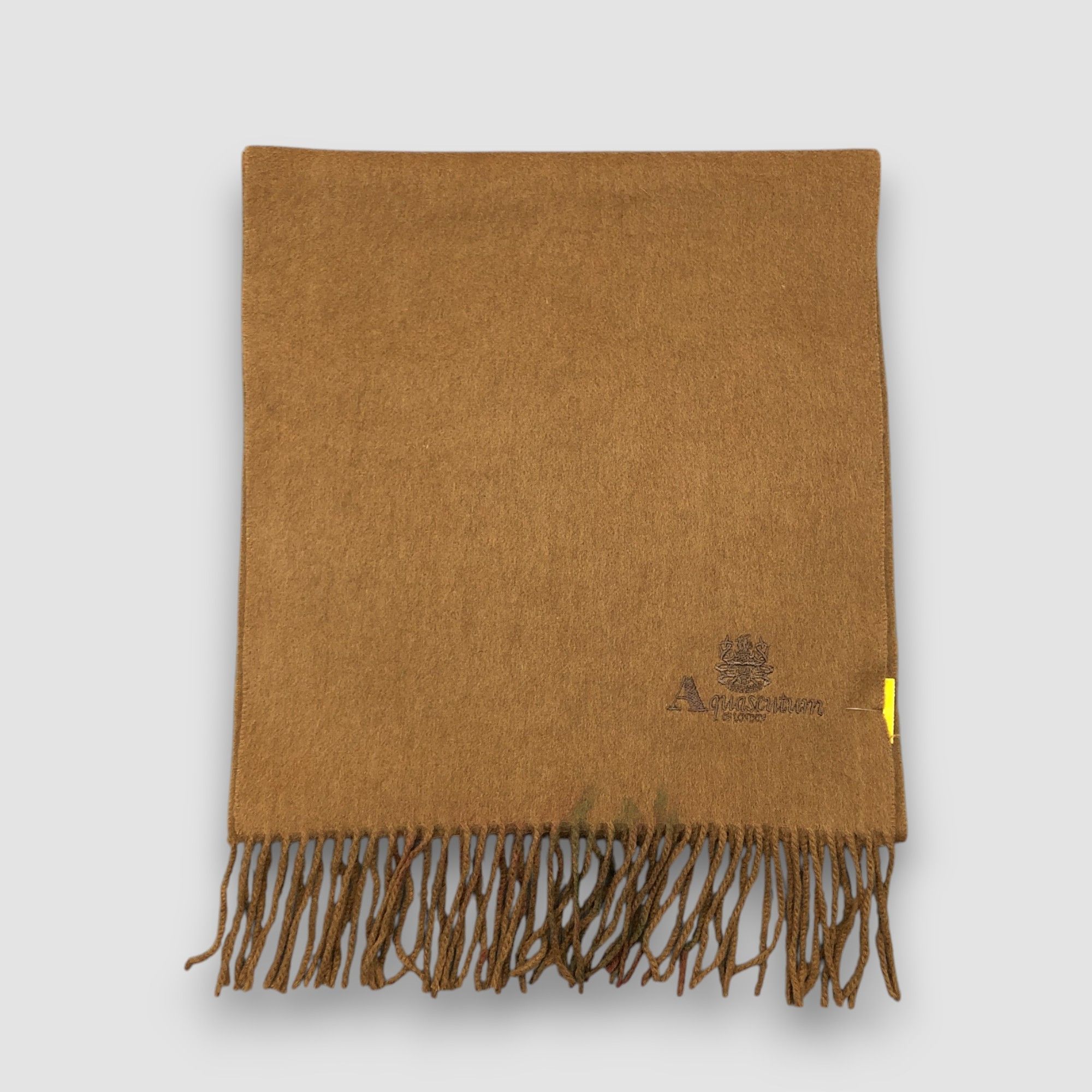 Aquascutum Vintage Aquascutum Scarf Muffler Wool Cashmere Scarves Size ONE SIZE - 3 Thumbnail