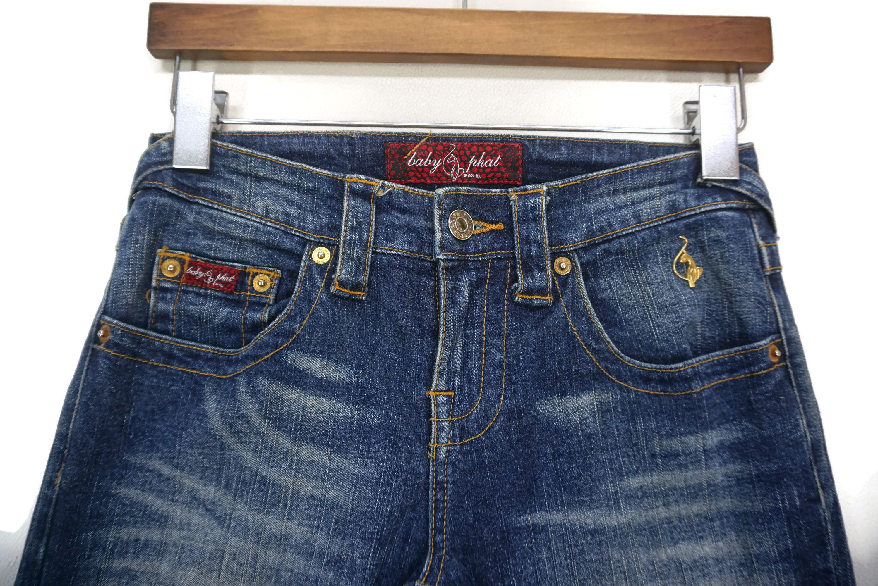 Phat Farm Baby Phat Jeans Size W25xL33.5 Low-Rise Bootcut Denim Size 25" / US 0 / IT 36 - 3 Thumbnail