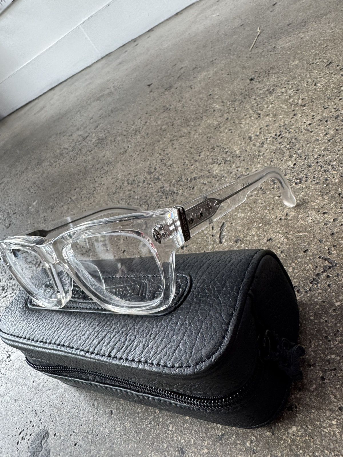 Chrome Hearts CHROME HEARTS 'DICK FITZENER' CRYSTAL GLASSES Size ONE SIZE - 5 Thumbnail