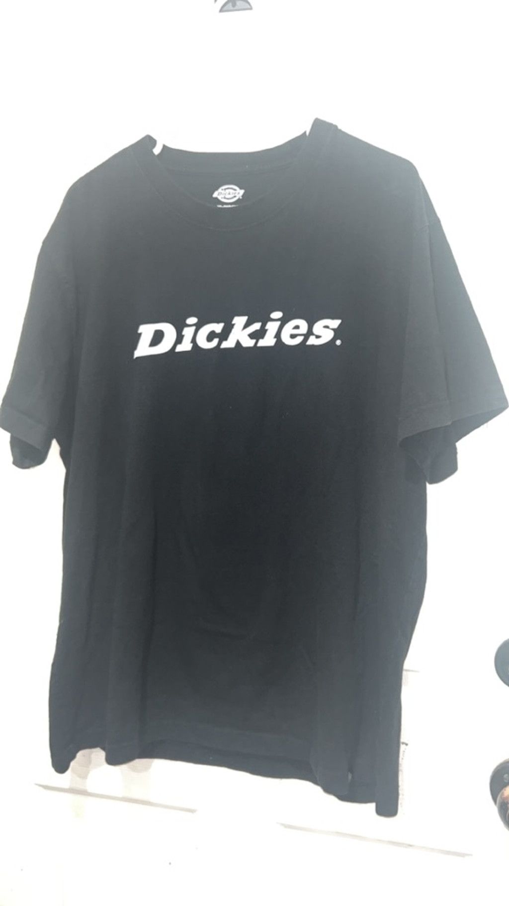 Dickies Men's Dickies Black Short Sleeve Tee XL with White Logo Size US XL / EU 56 / 4 - 2 Thumbnail