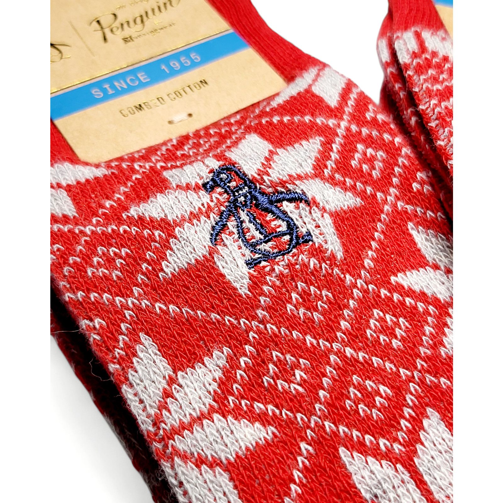 Original Penguin Set of 3 NWT Original Penguin Fair Isle Combed Cotton Socks Size ONE SIZE - 3 Thumbnail