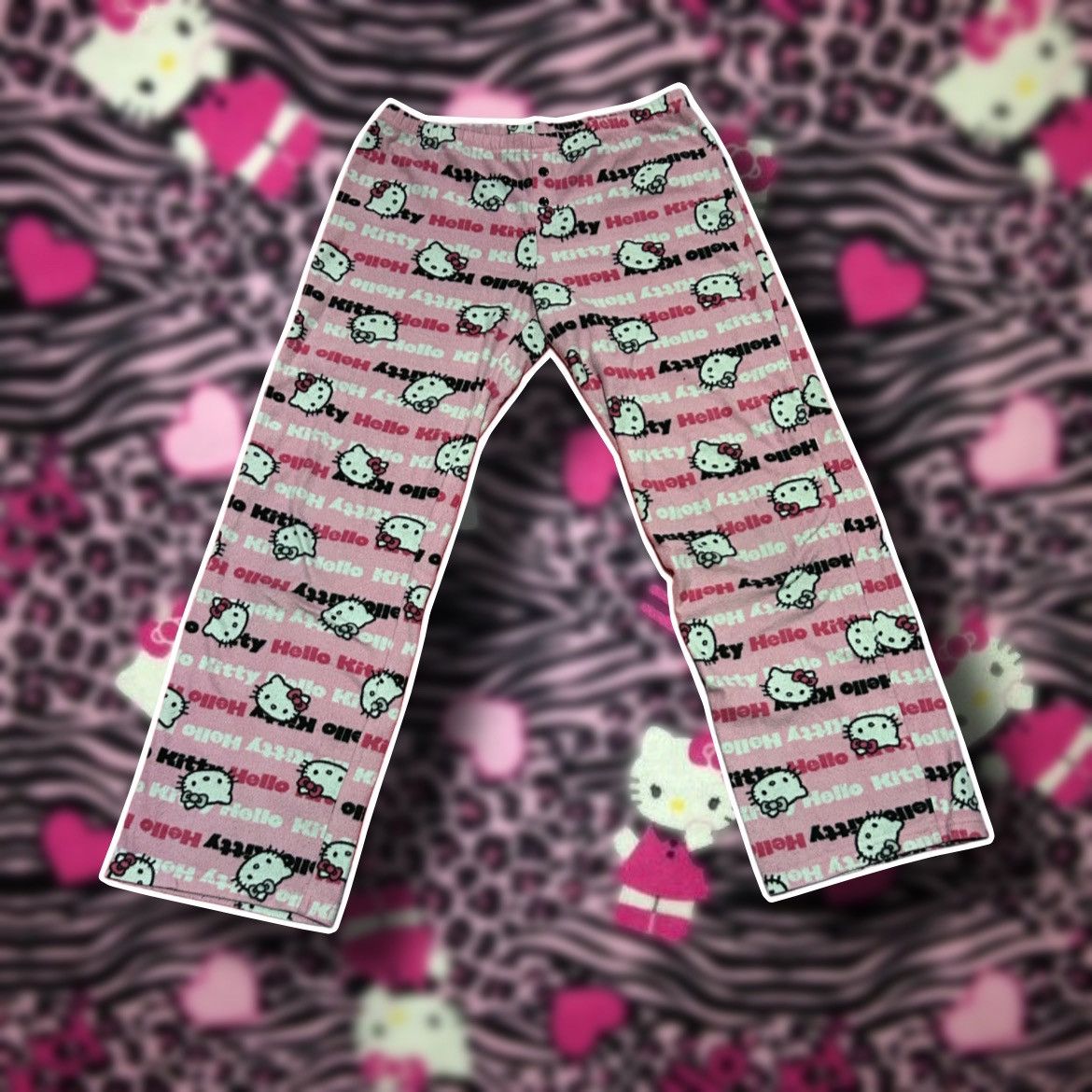 Japanese Brand × Other AUTHENTIC SANRIO PJ BOTTOMS HELLO KITTY Size 32" / US 10 / IT 46 - 1 Thumbnail