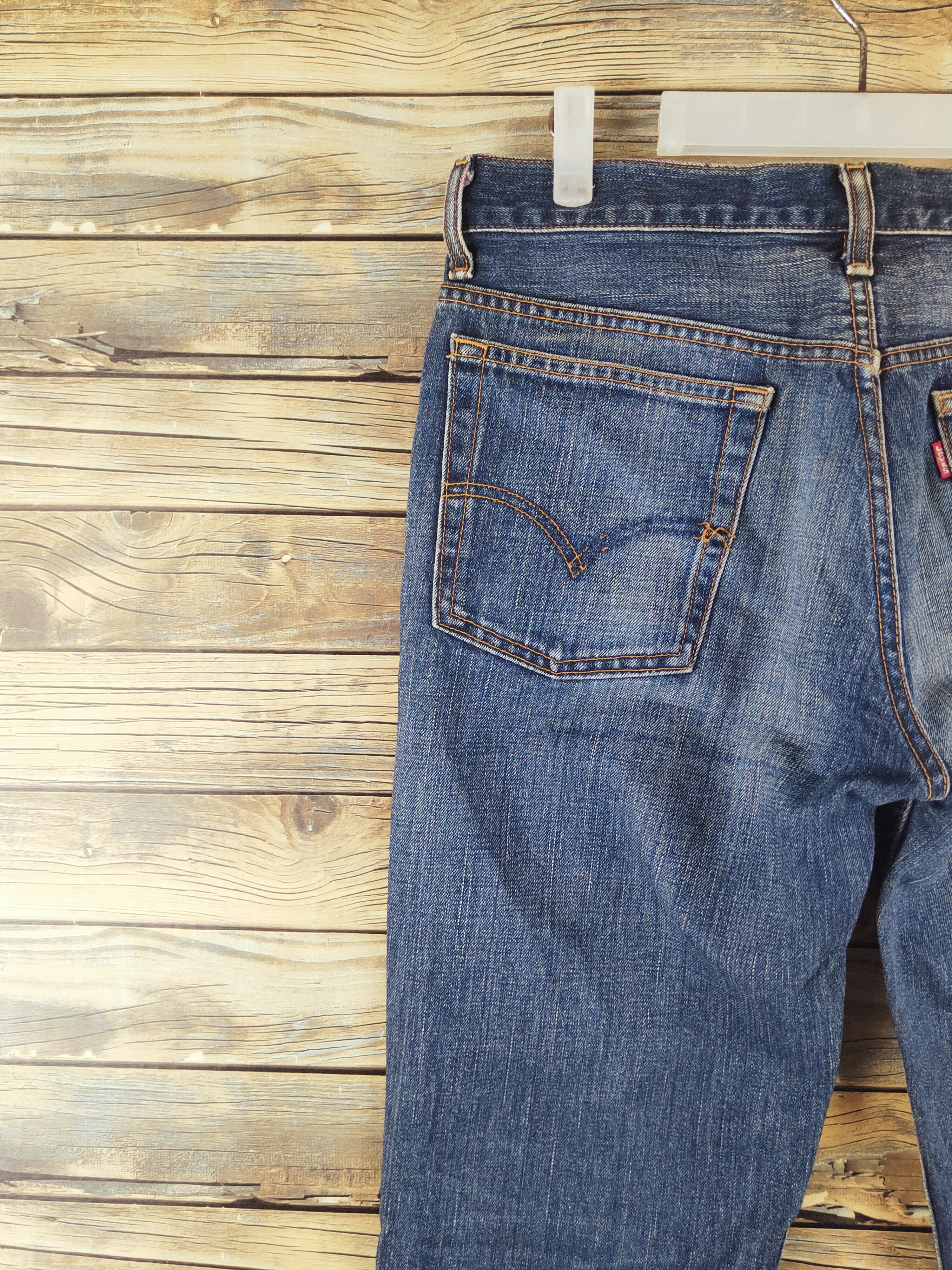 Levi's Levi's Dark Blue Distressed Ripped Jeans #S2806 Size US 32 / EU 48 - 8 Thumbnail