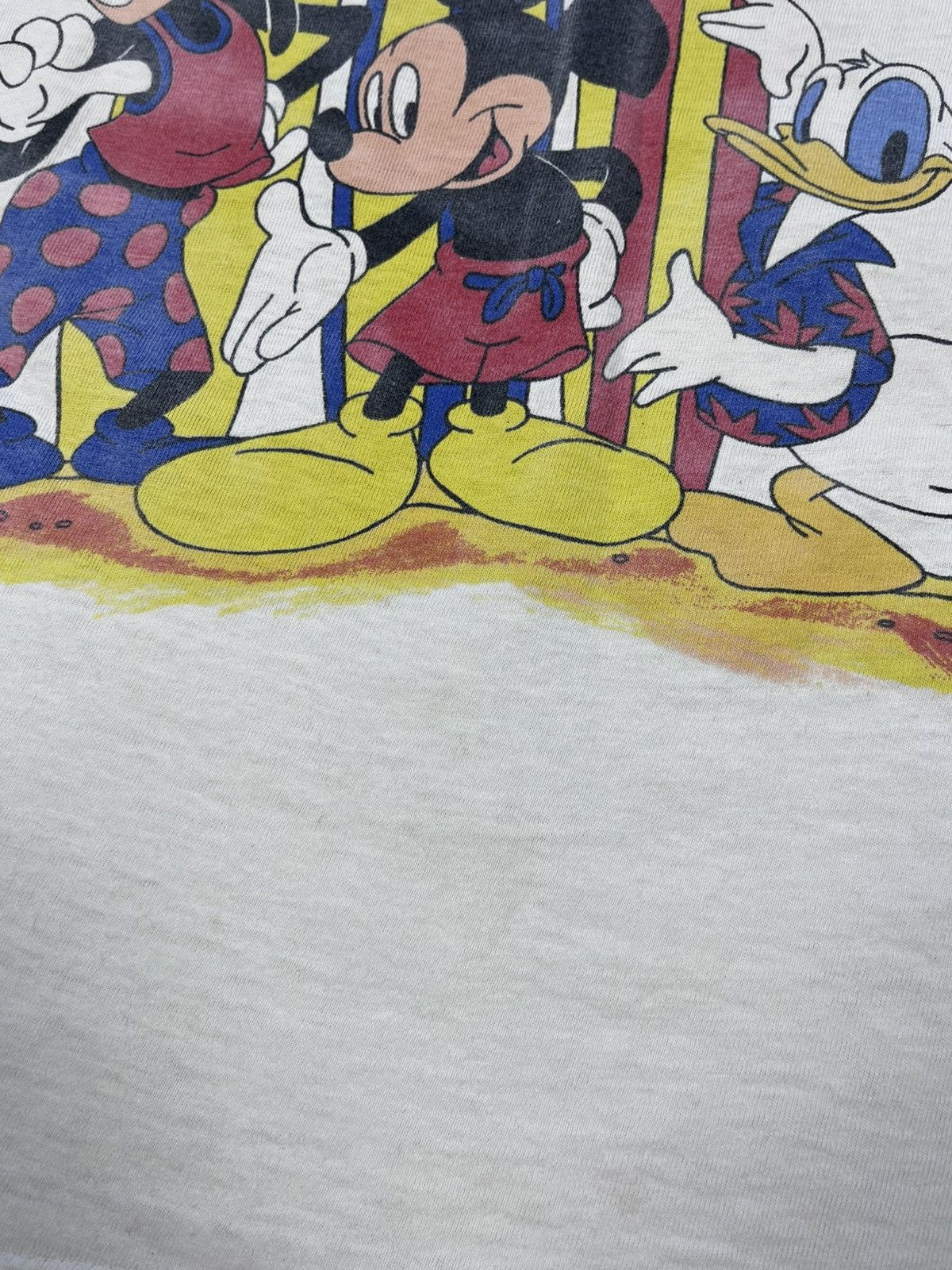 Mickey Unlimited 90s Mickey Mouse Surf art tee boxy fit unisex yellowed L Size US L / EU 52-54 / 3 - 4 Thumbnail