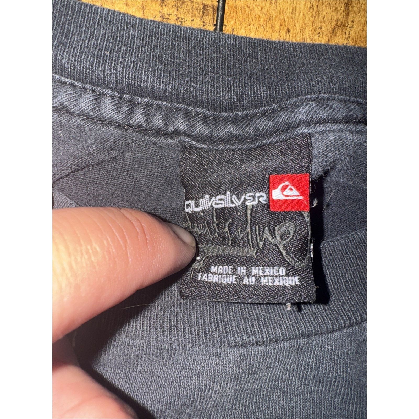 Quiksilver × Vintage Vintage Quiksilver Surf Box Logo Long Sleeve T-Shirt Black Size US XL / EU 56 / 4 - 5 Thumbnail