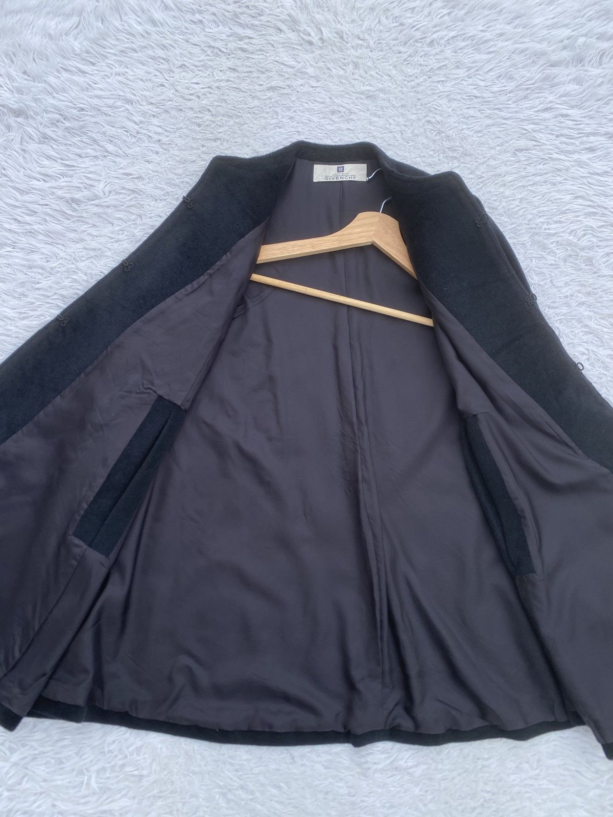 Givenchy Rare Vintage Luxury GIVENCHY Cape Coat Size M / US 6-8 / IT 42-44 - 8 Thumbnail