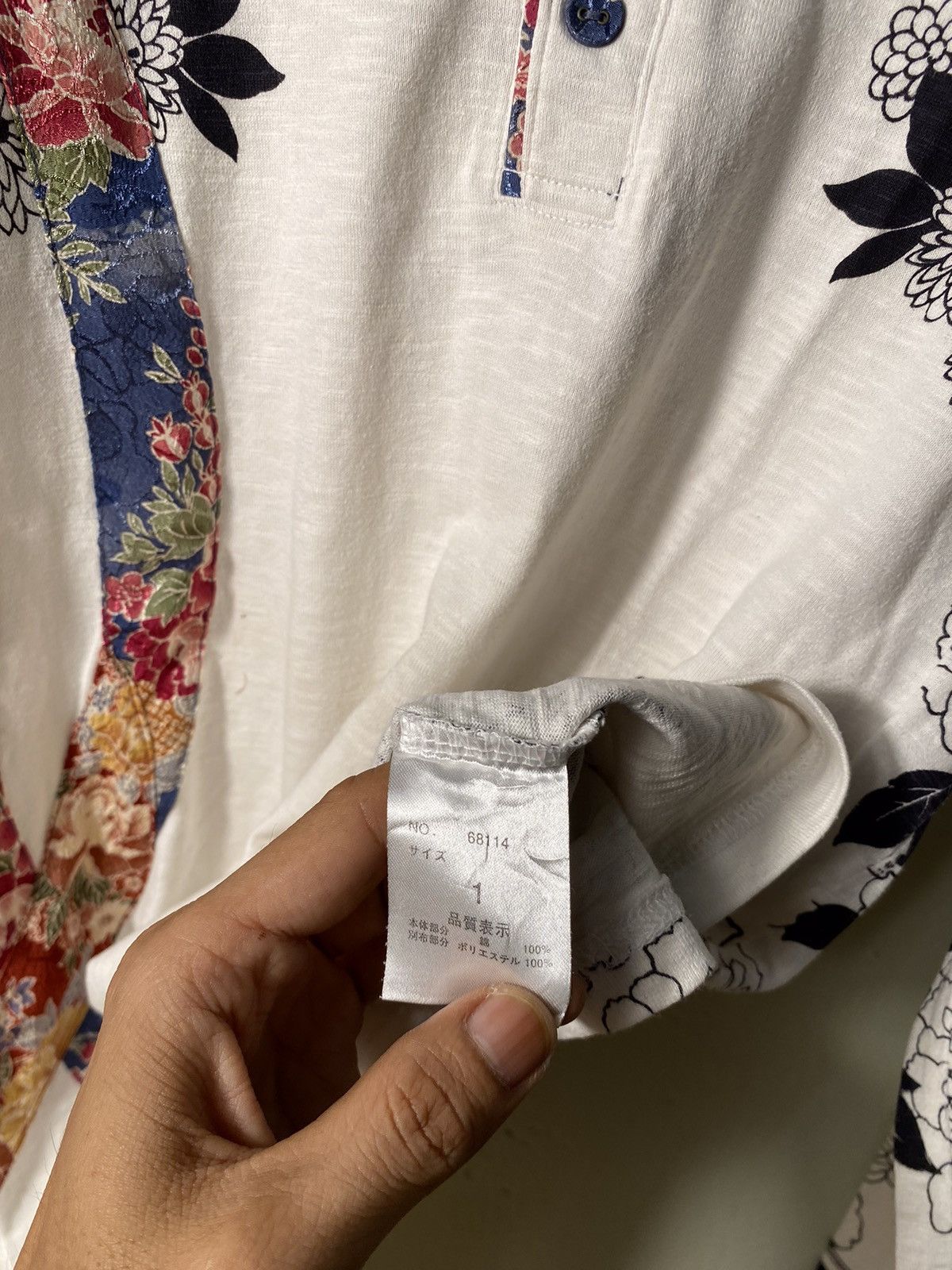 Japanese Brand Japanese Long Sleeve Sukajan Skull Flower Size US M / EU 48-50 / 2 - 7 Thumbnail