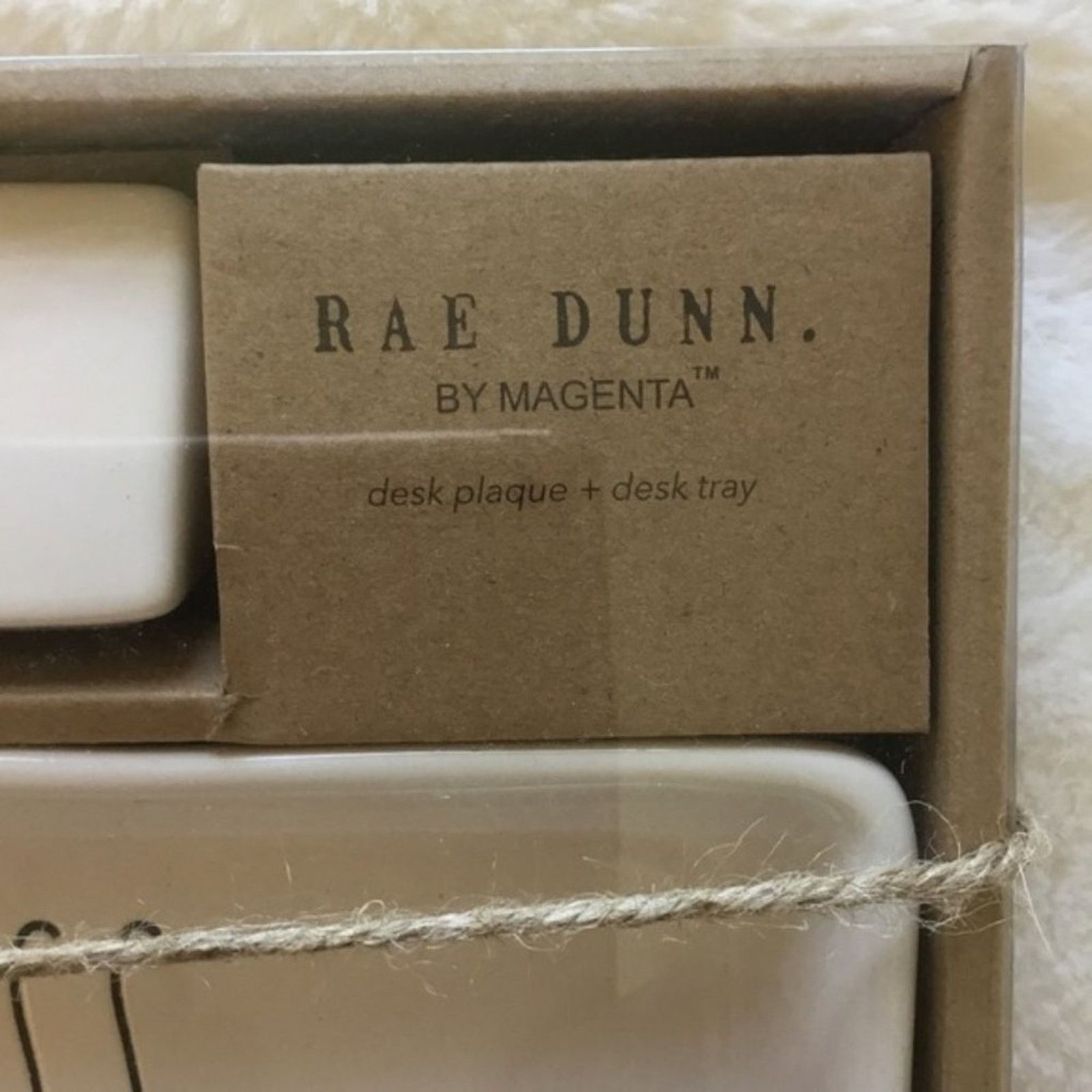 Other Rae Dunn White "YOU GOT THIS" and "BOSS" Desk Set Size ONE SIZE - 3 Thumbnail