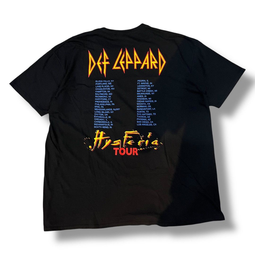 Band Tees Deff Leppard Hysferia Tour Tshirt Size US XXL / EU 58 / 5 - 3 Thumbnail