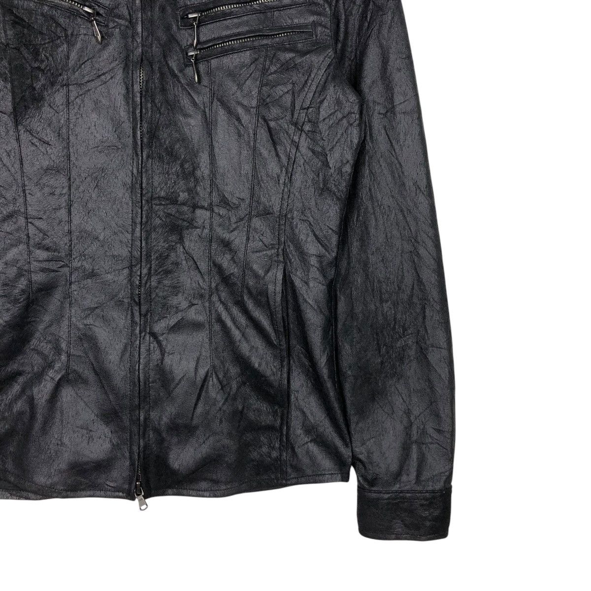 Japanese Brand 🔥VINTAGE BIKER JACKET TORNADO MART MULTI POCKET CAFE RACER Size US M / EU 48-50 / 2 - 7 Thumbnail