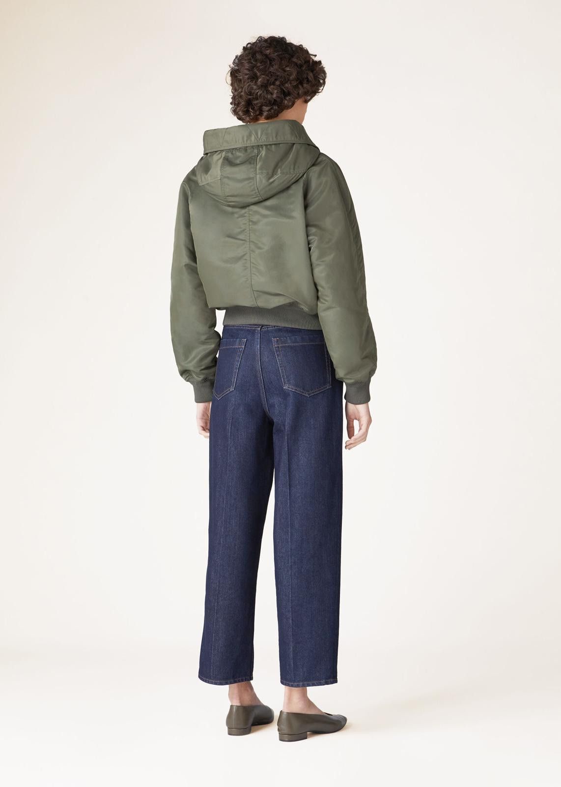 Loro Piana o1srvl11e0125 FAN6275 Amantin Bomber Jacket in Green Size S / US 4 / IT 40 - 5 Thumbnail