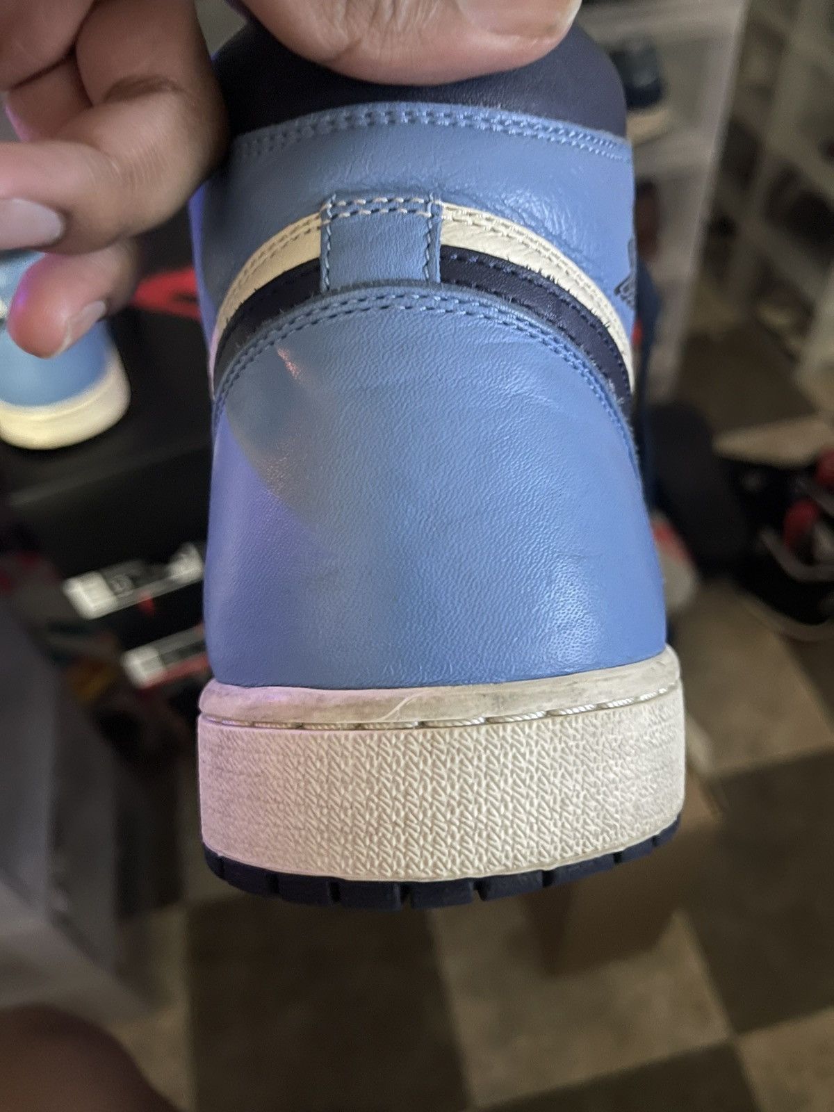 Jordan Brand × Nike Air Jordan 1 High OG Obsidian Size 13 Size US 13 / EU 46 - 5 Thumbnail