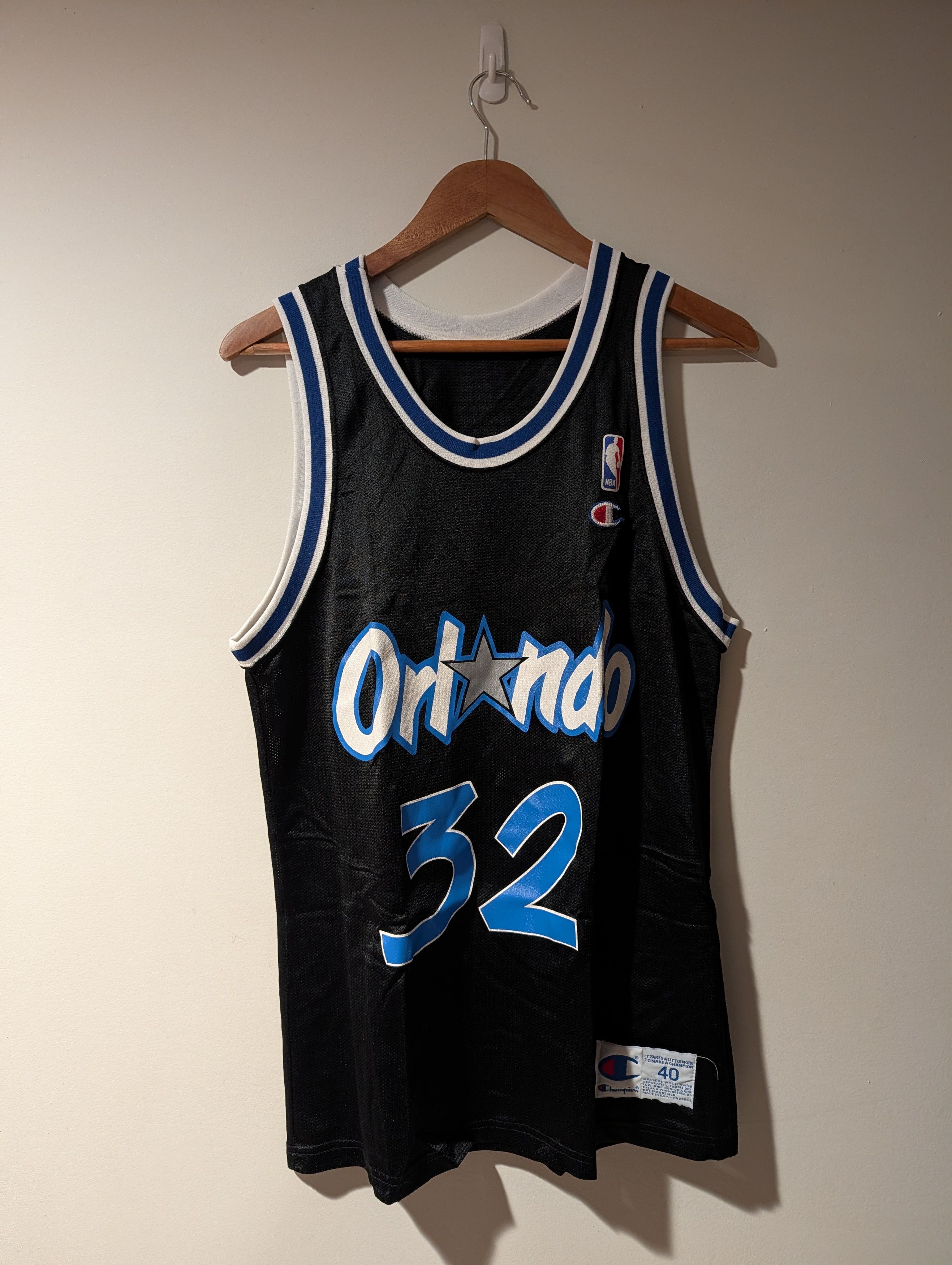 NBA Vintage 90s Orlando Magic Shaq O'Neal Size 40 Jersey Size US S / EU 44-46 / 1 - 1 Thumbnail