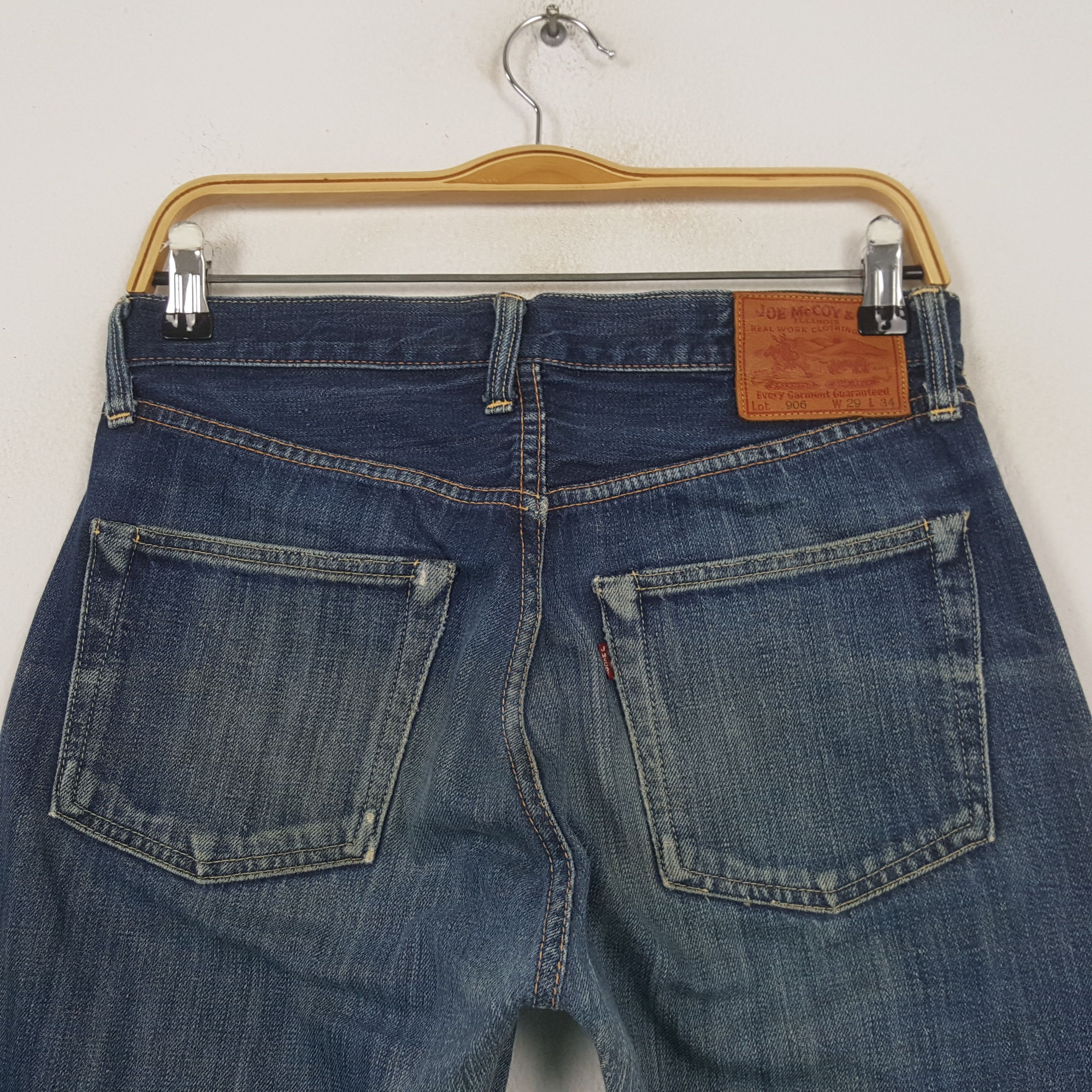 Vintage Vintage Joe Mc Coy Japanese Brand Distressed Denim Jeans RR1 Size US 29 - 5 Thumbnail