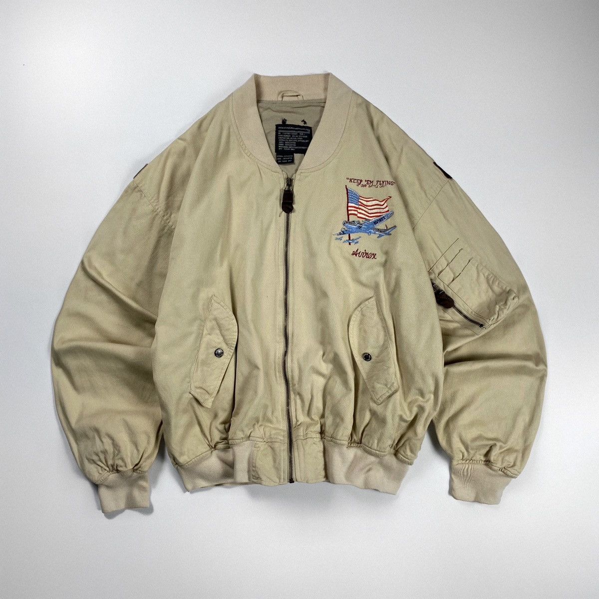 Avirex Avirex USA Bomber Jacket Vintage Size US L / EU 52-54 / 3 - 1 Thumbnail