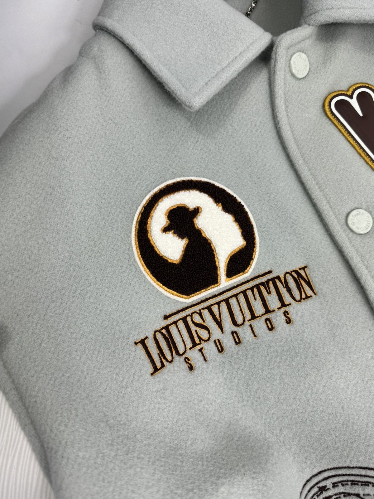 KidSuper LOUIS VUITTON X KIDSUPER STUDIOS VARSITY JACKET Size US XL / EU 56 / 4 - 5 Thumbnail