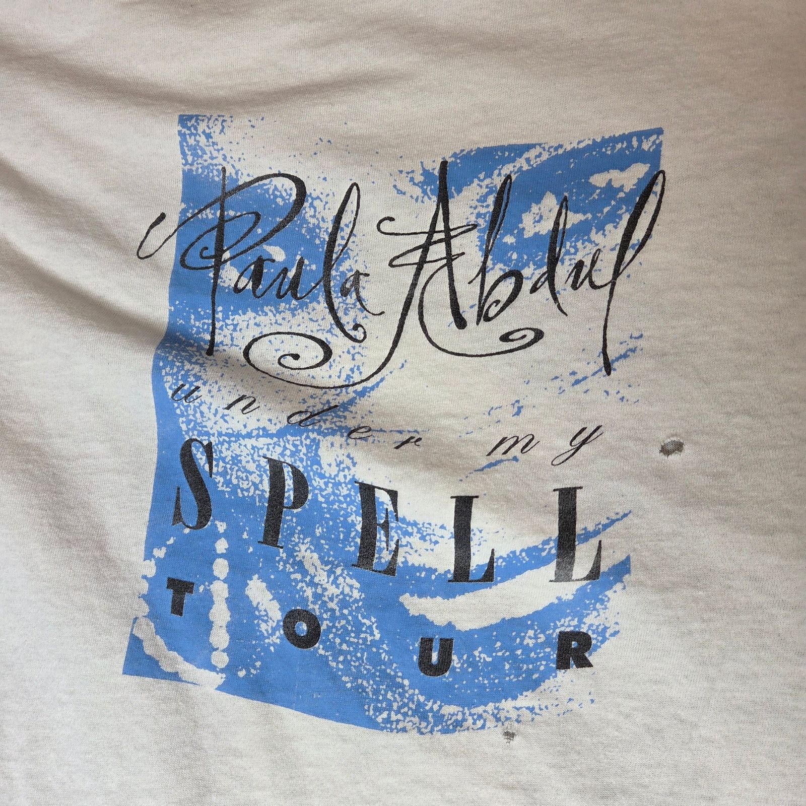 Vintage Paula Abdul 1991 Under My Spell Tour T Shirt XL Size XL / US 12-14 / IT 48-50 - 8 Thumbnail