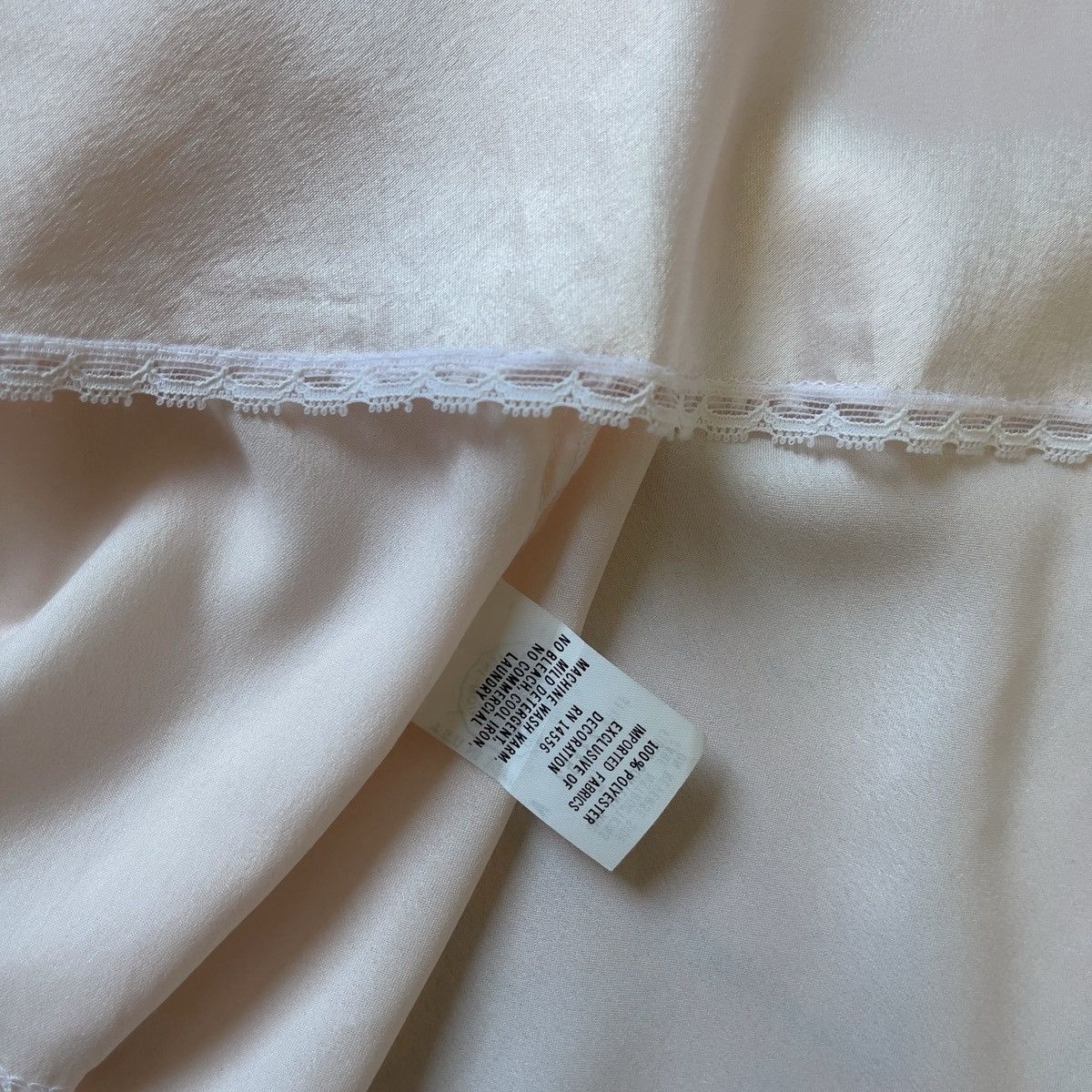 Victoria's Secret Victoria’s Secret 1980s Blush Pink Satin Slip Gown (L) Size L / US 10 / IT 46 - 21 Thumbnail