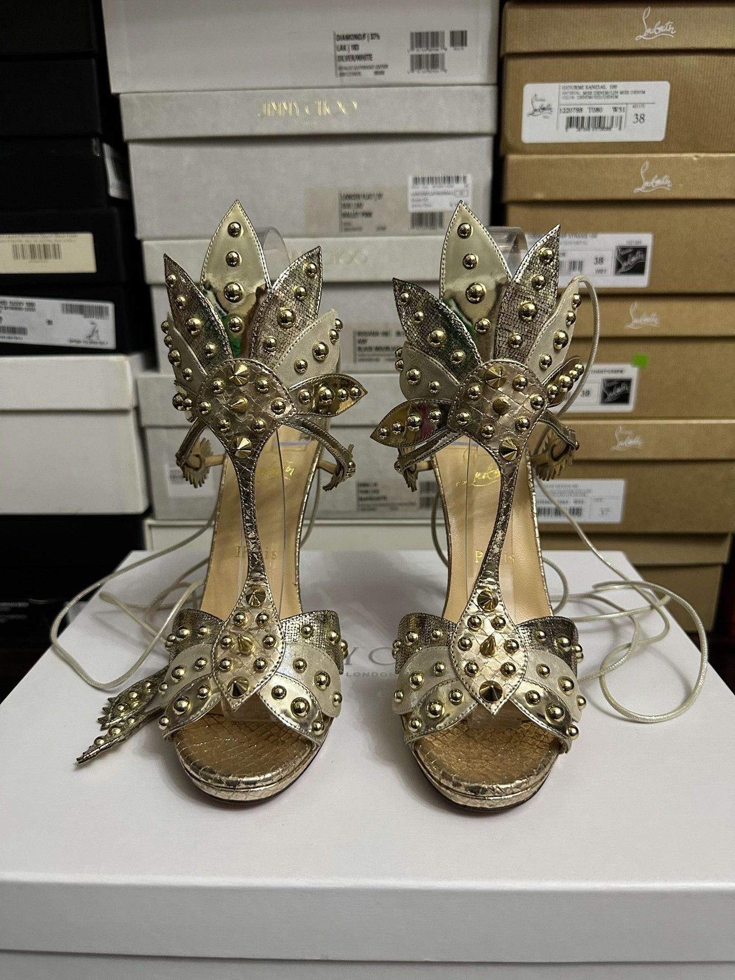 Christian Louboutin Christian Louboutin Limited Edition Heels Size US 7.5 / IT 37.5 - 1 Thumbnail
