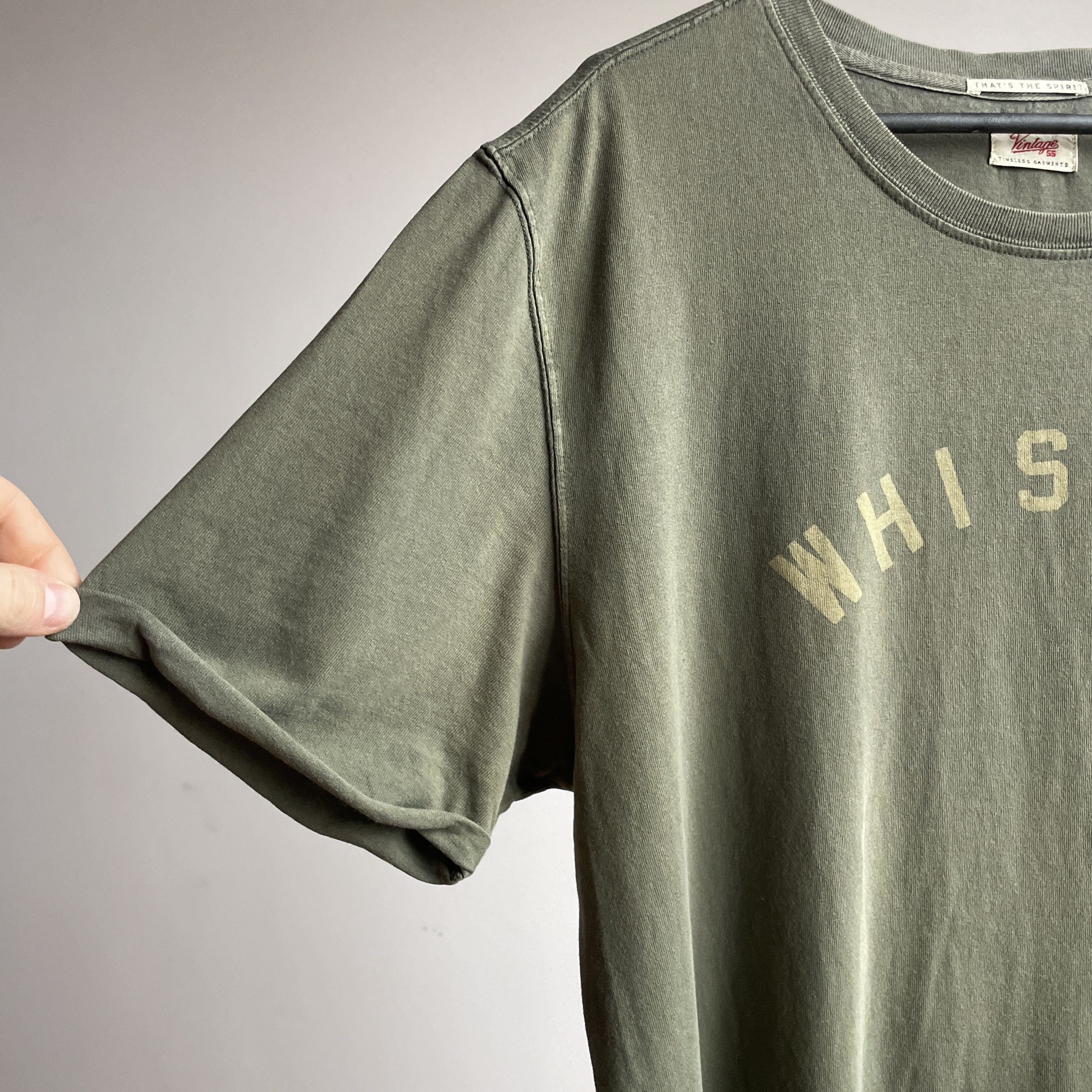 Other Vintage 55 Military Round Hem Whiskey T-Shirt Size XL Size US XL / EU 56 / 4 - 4 Thumbnail