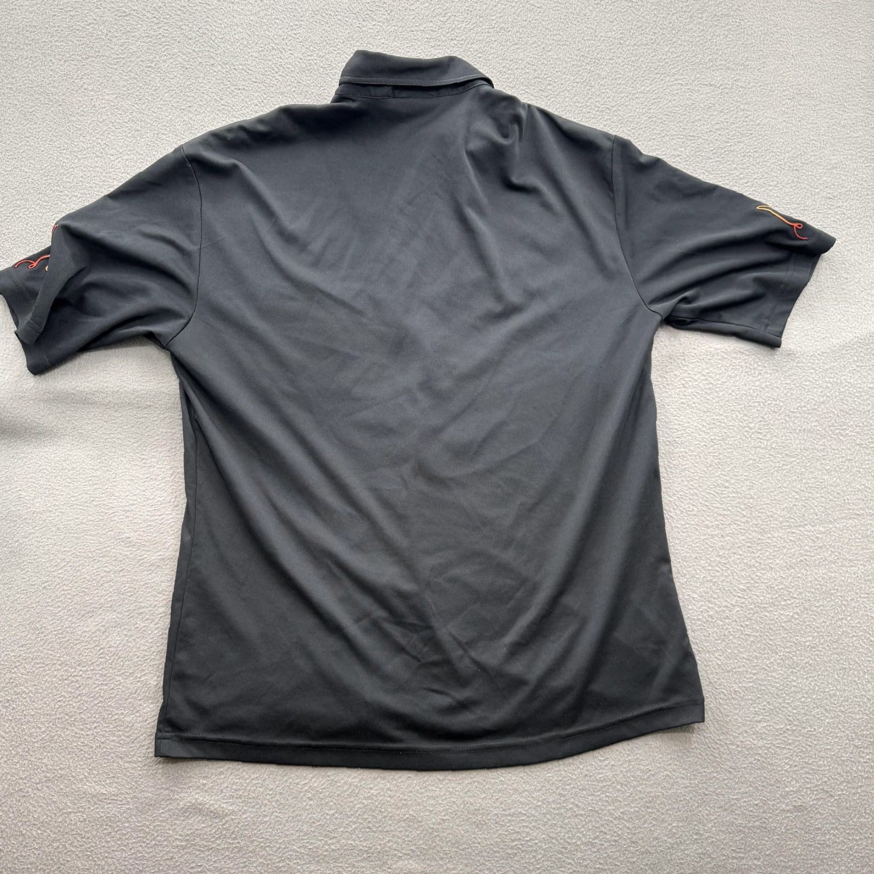 Vintage VINTAGE Kikwear Shirt Mens Large Black Flame Embroidered Short Sleeve USA Size US L / EU 52-54 / 3 - 2 Thumbnail