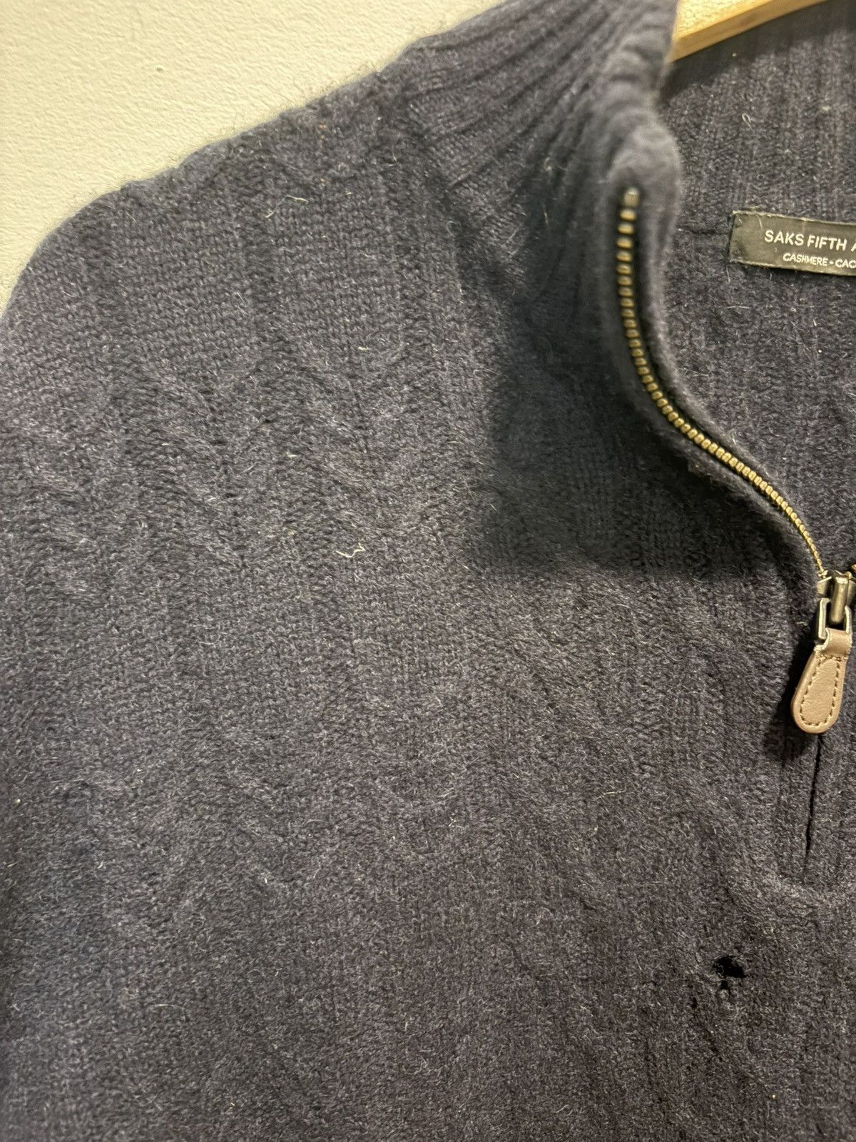 Saks Fifth Avenue Cashmere quarter zip - Saks fifth avenue Size US XL / EU 56 / 4 - 4 Thumbnail